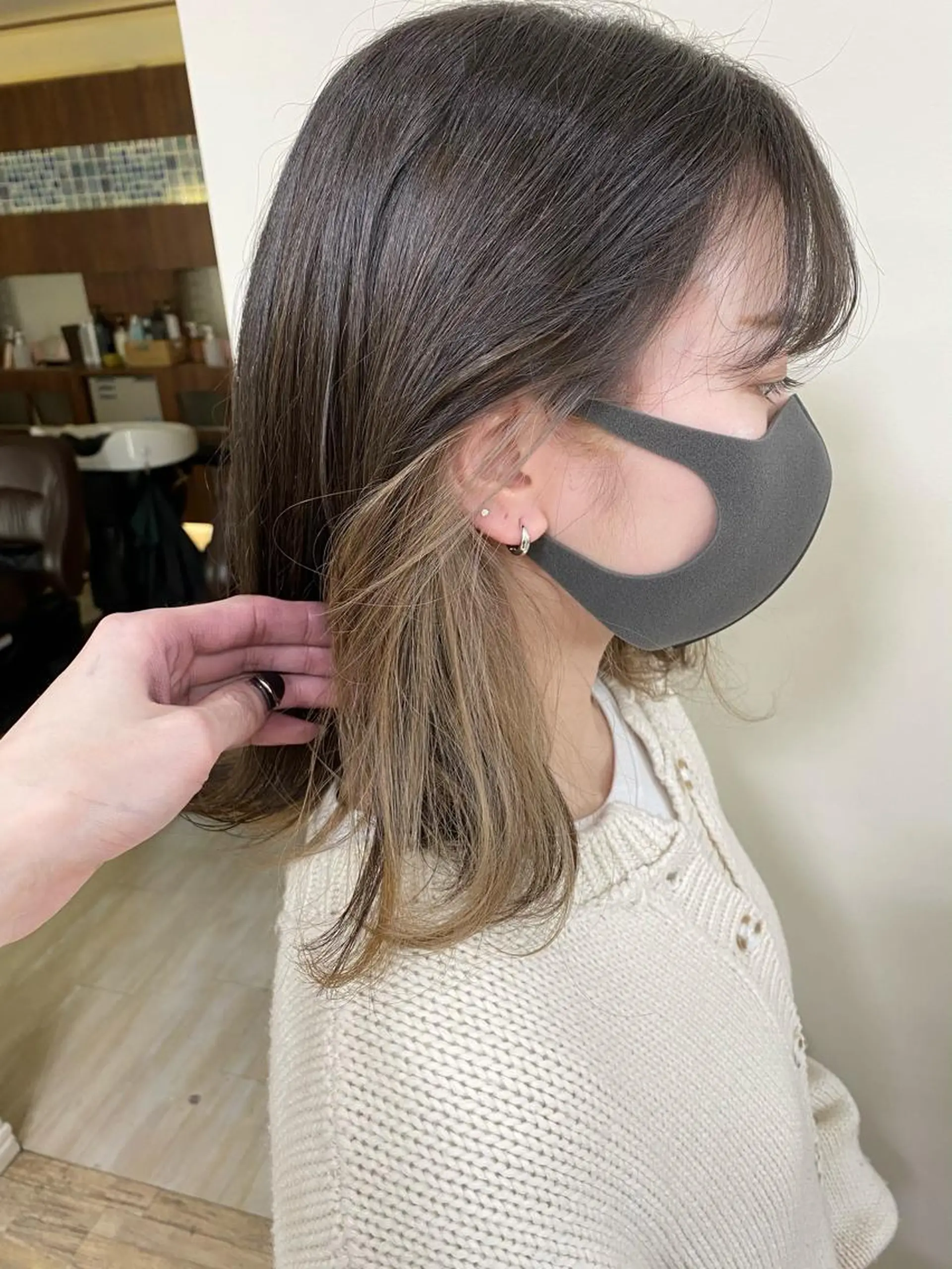 カラー SALOWIN栄 高須大貴のヘアスタイル