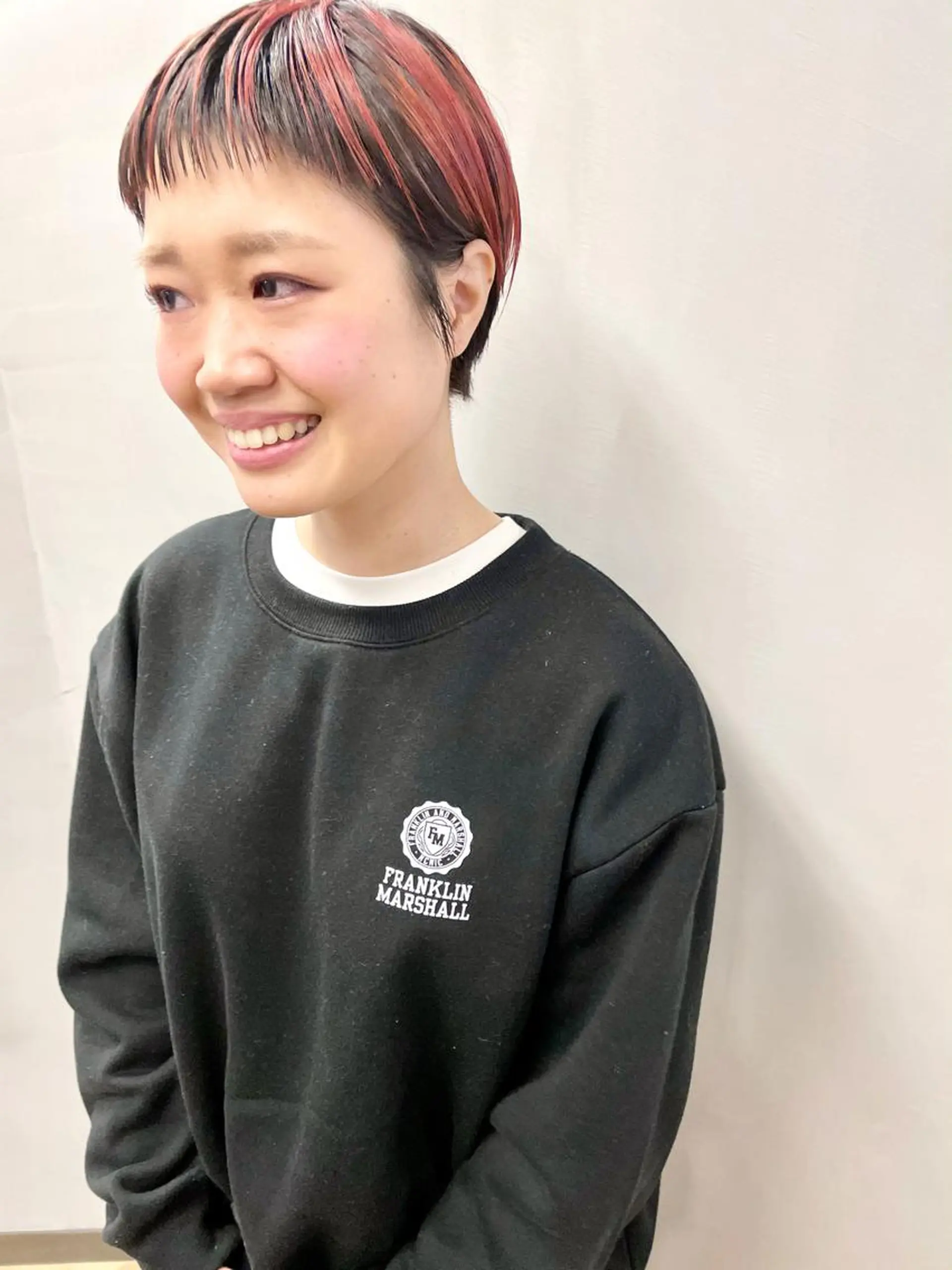 ショート カラー カット ヘアカラー トリートメント tatsumi/ボブ ウルフ/レイヤーのヘアスタイル