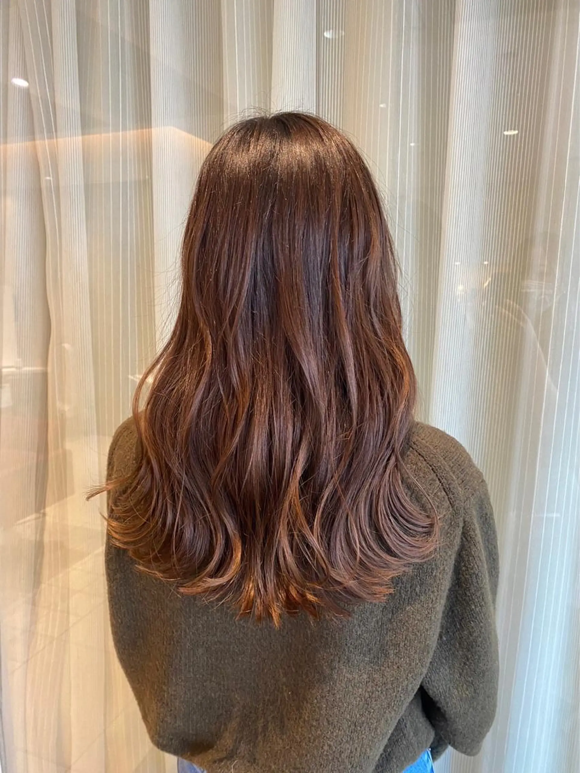 ロング カラー ヘアアレンジ 艶髪/レイヤーカット /メンズ/野口緑のヘアスタイル