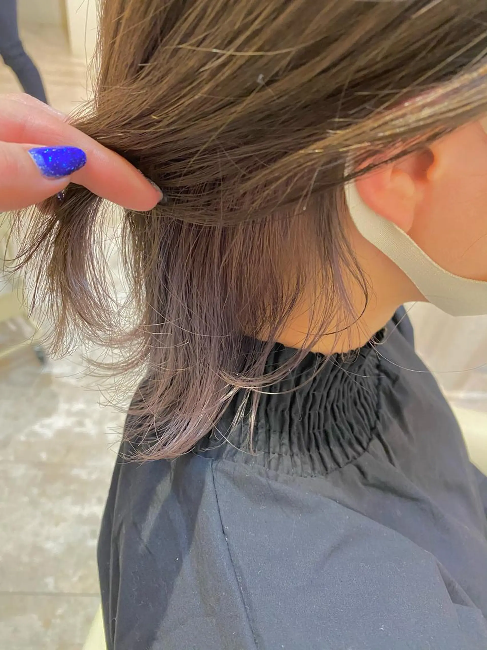 ミディアム カラー ヘアアレンジ Design Color🐰アユミのヘアスタイル