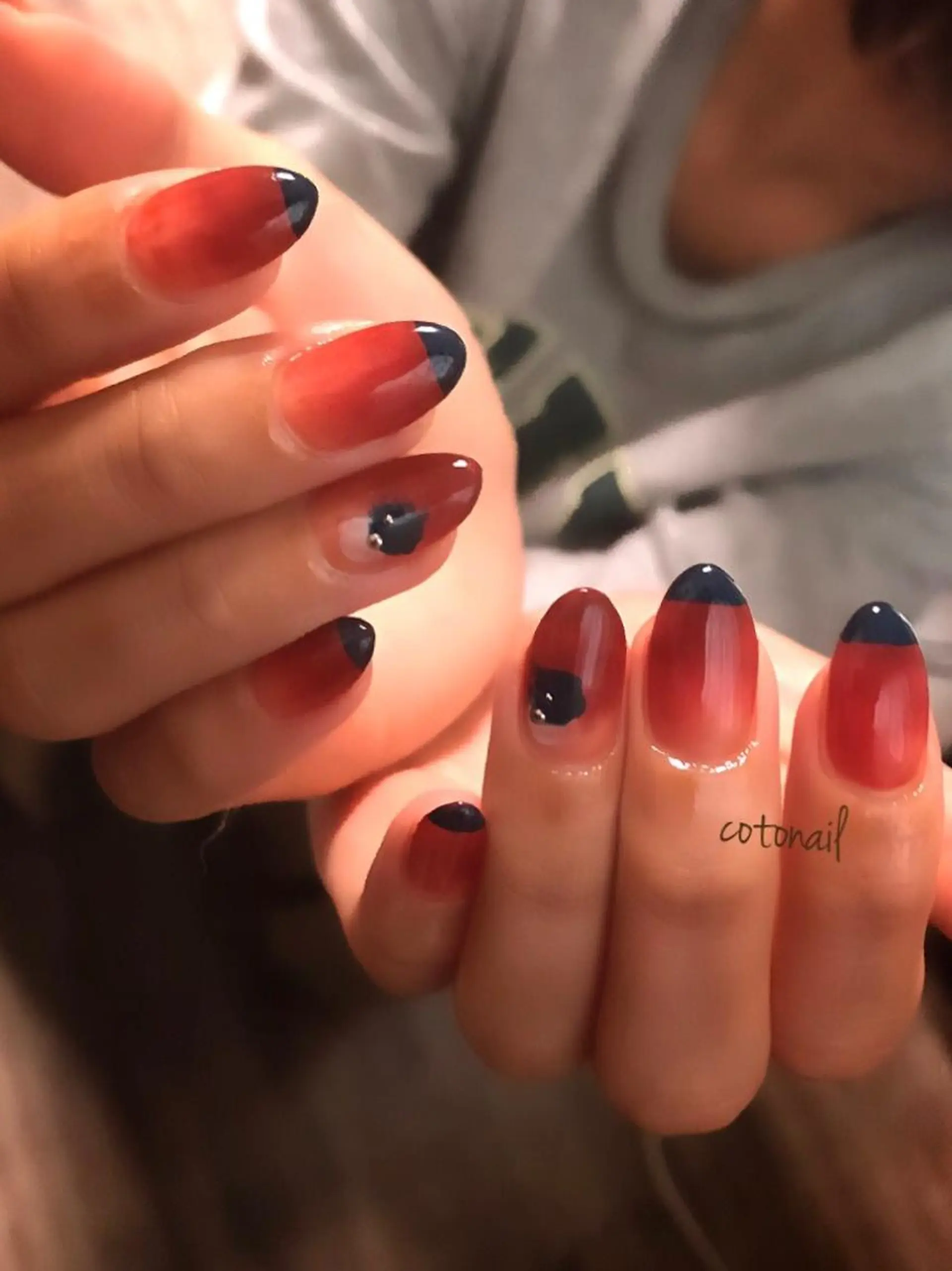 ネイル ツメトマツゲ .のネイルデザイン