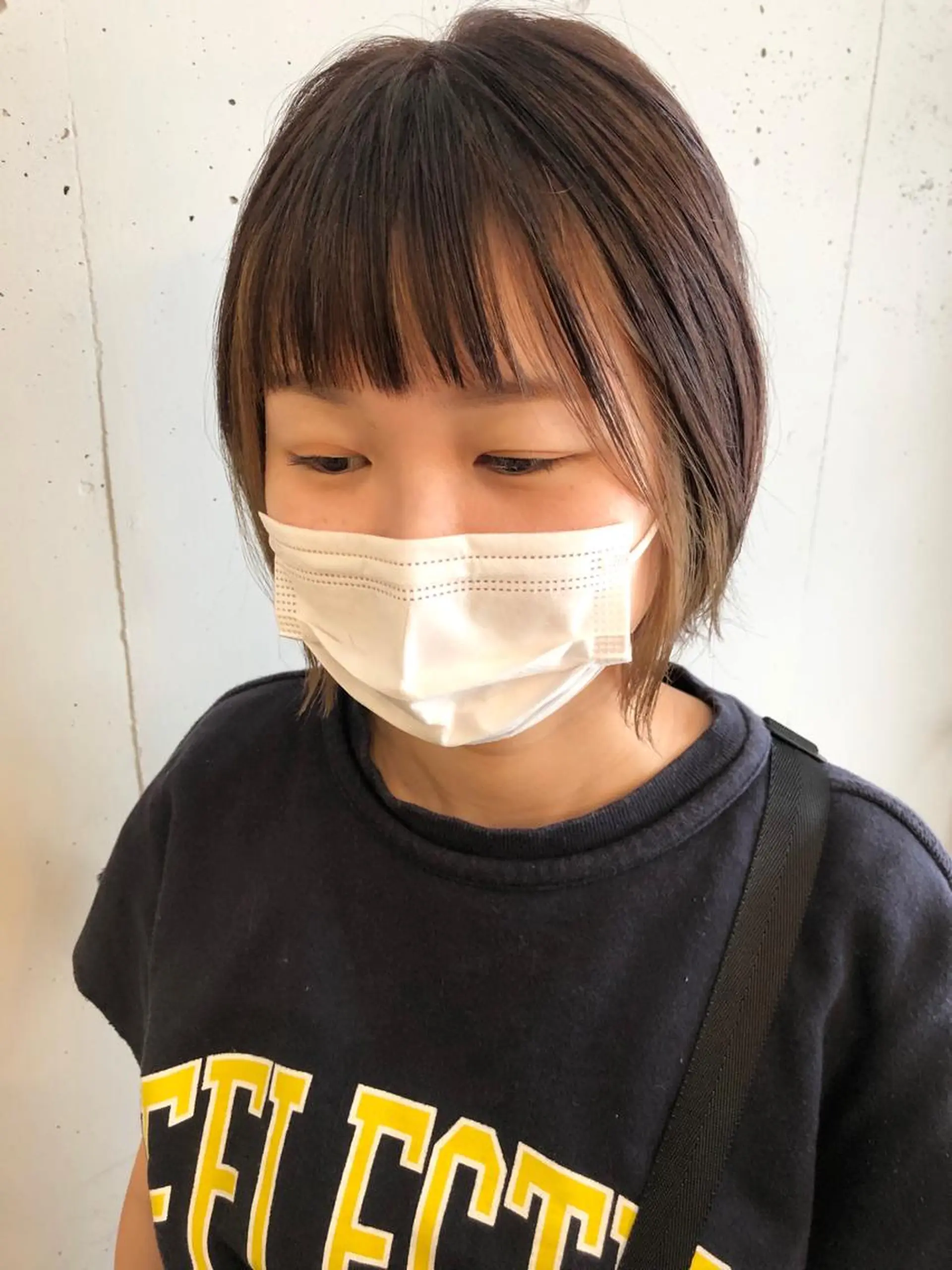 ミディアム カラー 東 みのりのヘアスタイル