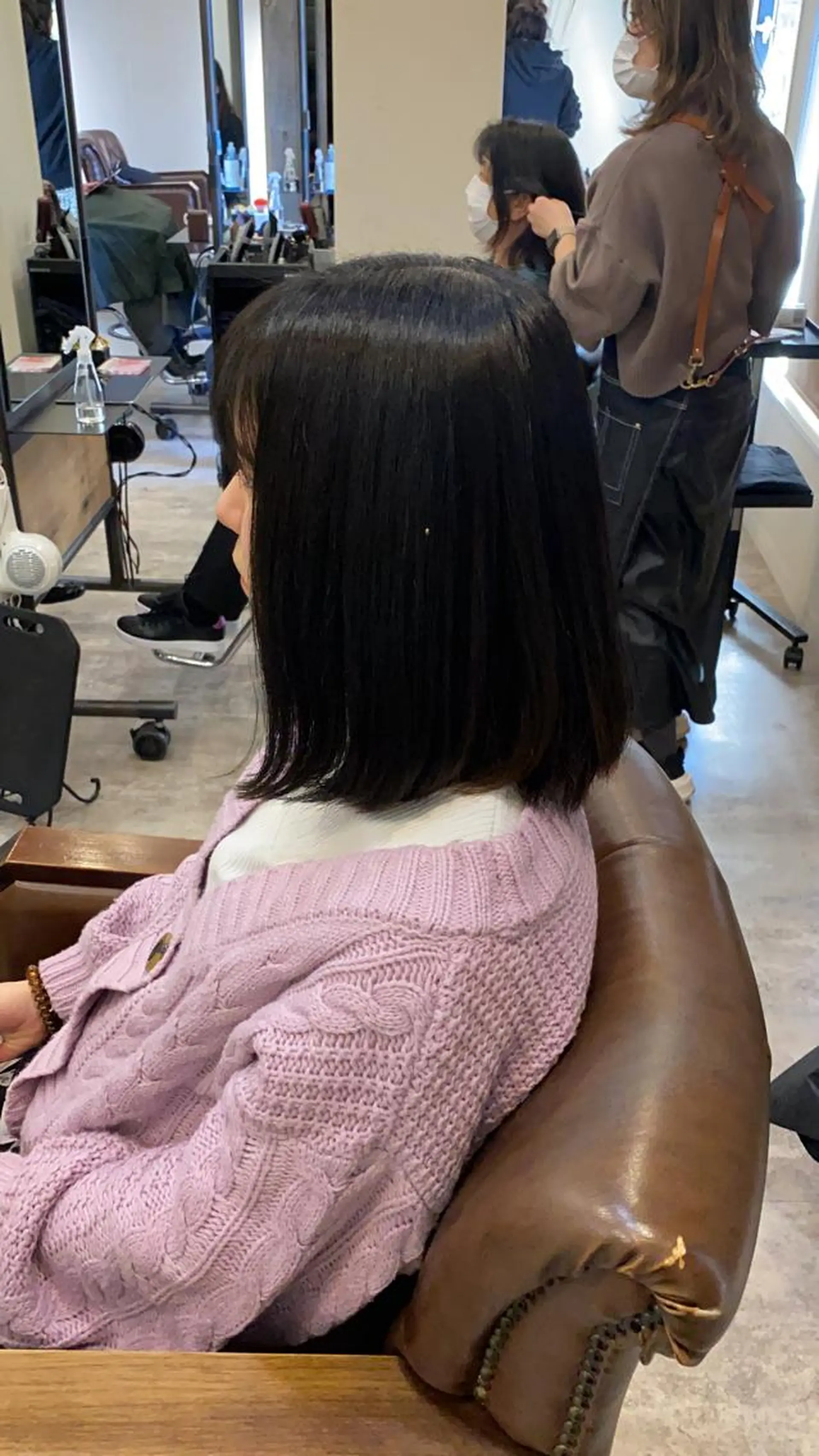 ミディアム カラー 🟢NEGi🟣 🫧髪質改善のヘアスタイル