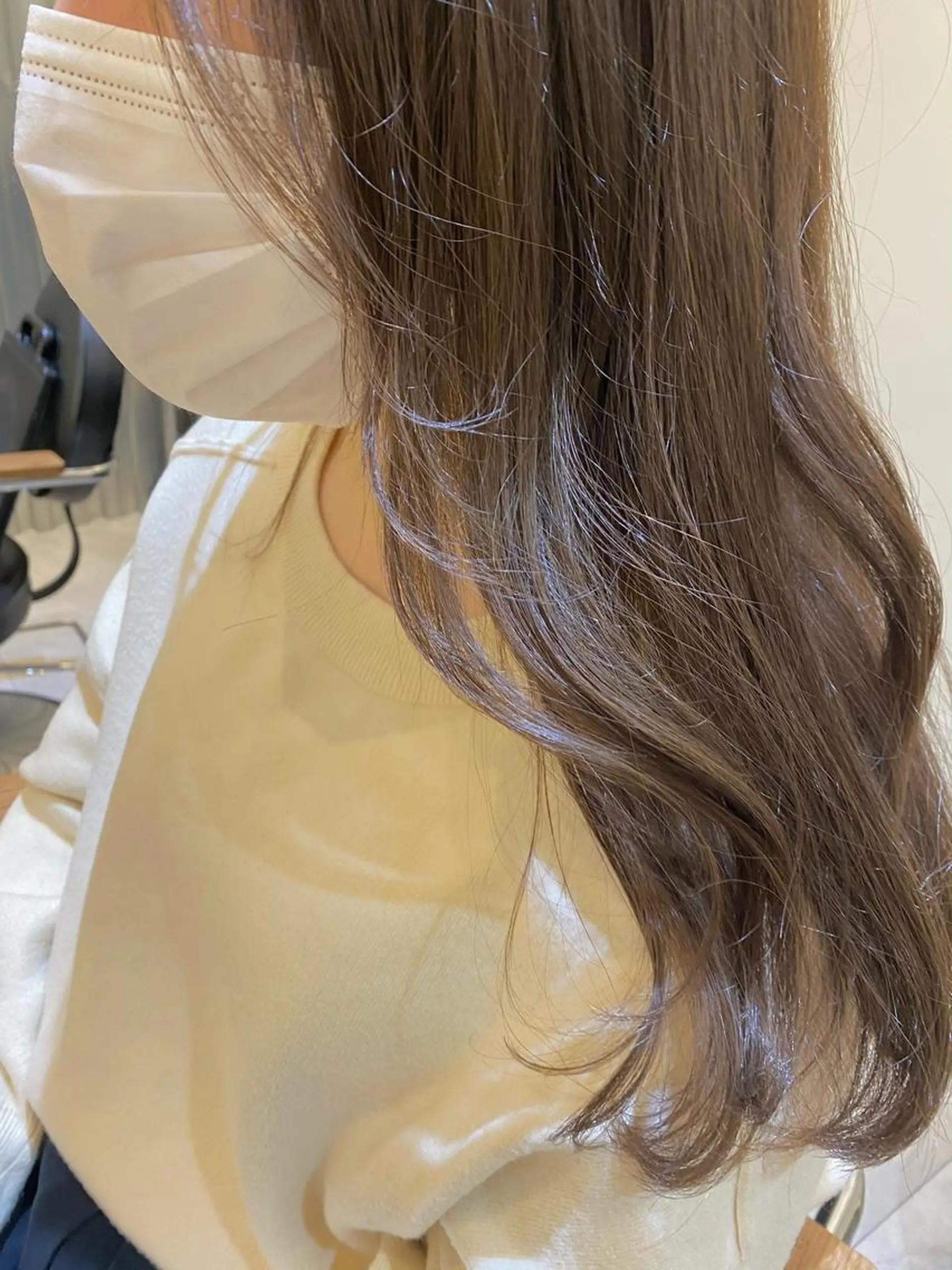 セミロング ヘアカラー ♡可愛い艶髪特化♡ 艶髪先生のヘアスタイル