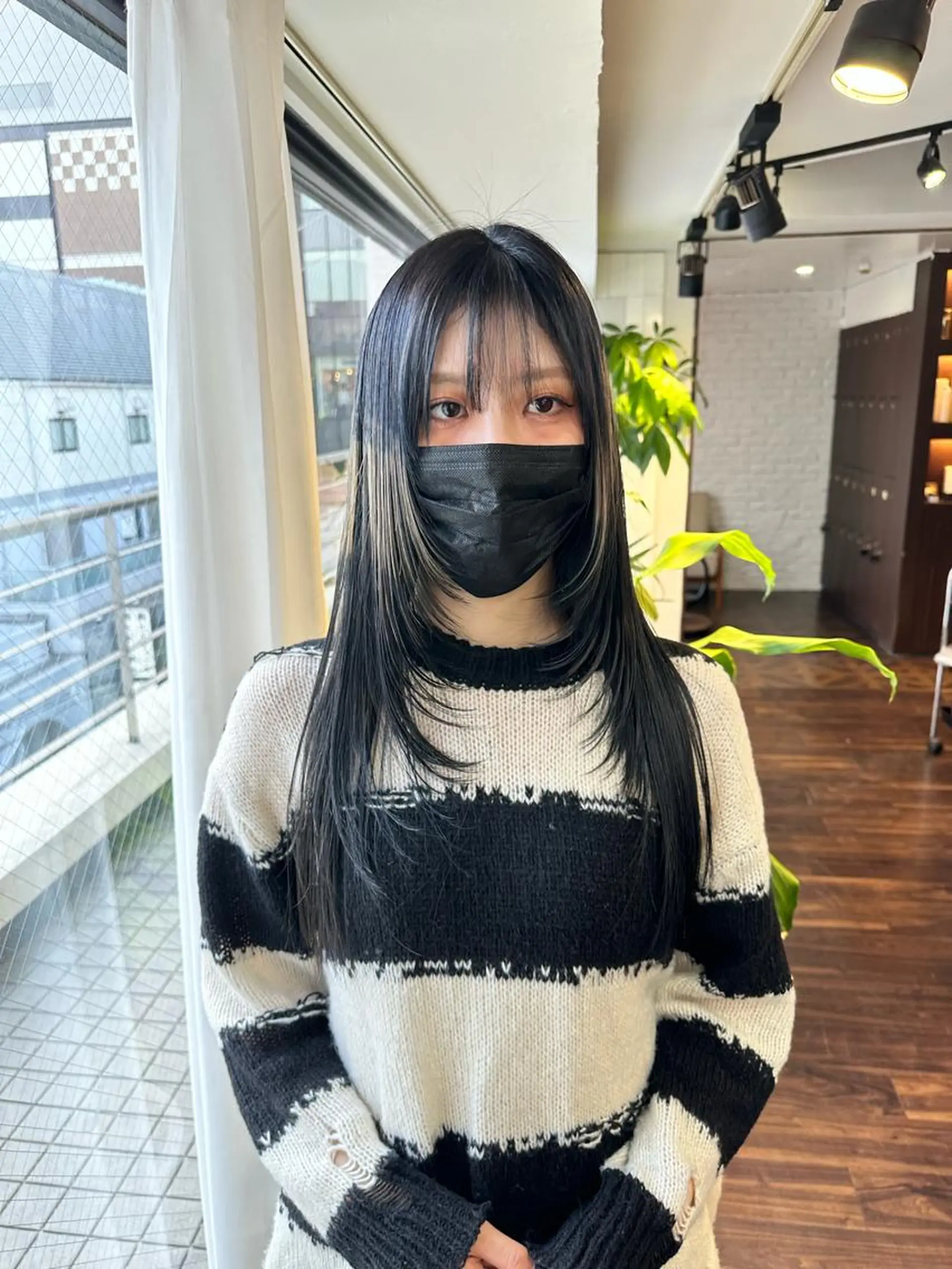 ロング カラー アディクシーカラー ブリーチ ケアブリーチ デザインカラー ハイトーンカラー ワンホン/エクステ ケラチン/Kaitoのヘアスタイル