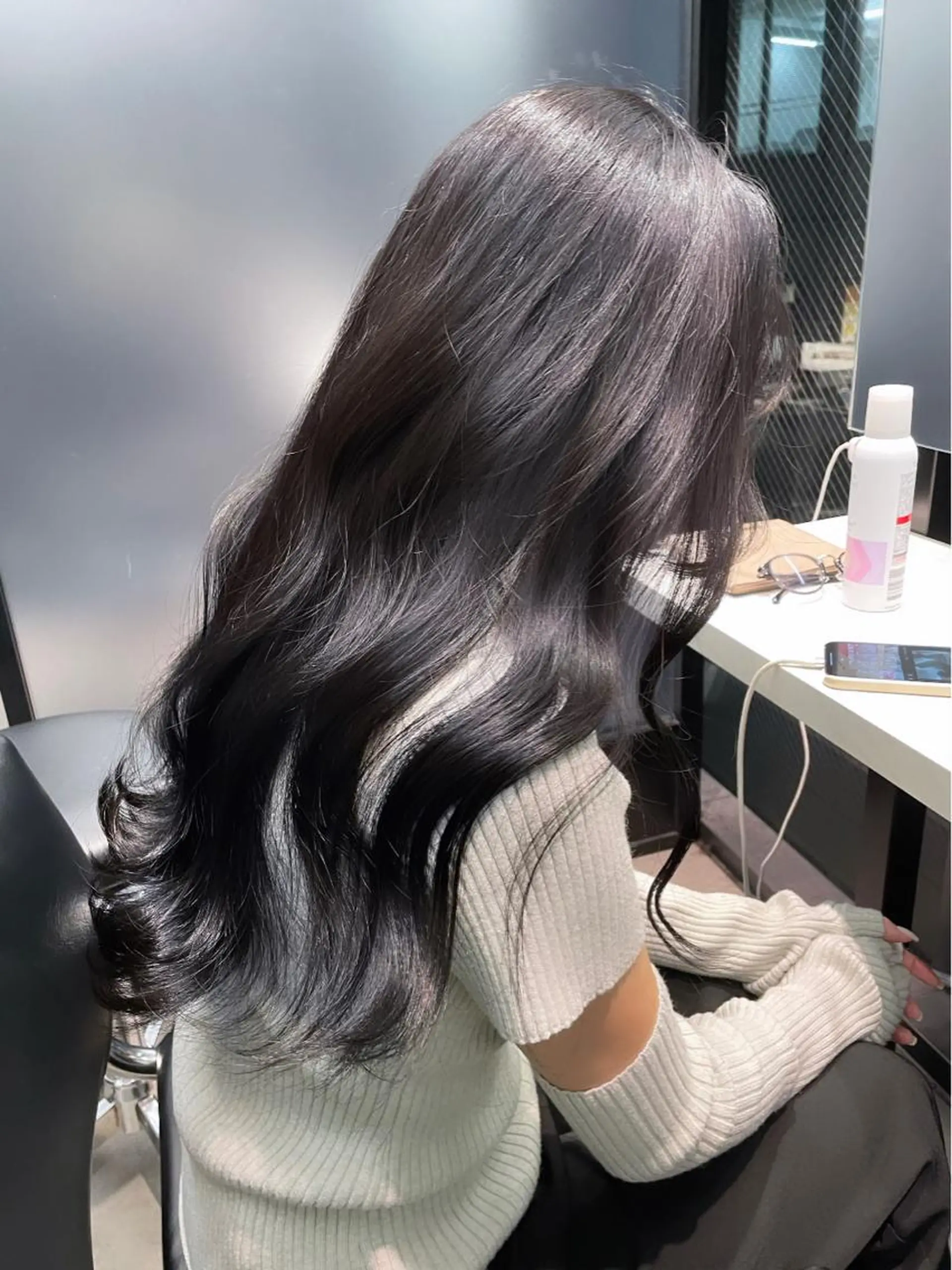 ミディアム カラー 韓国ヘア 店長NEGIのヘアスタイル