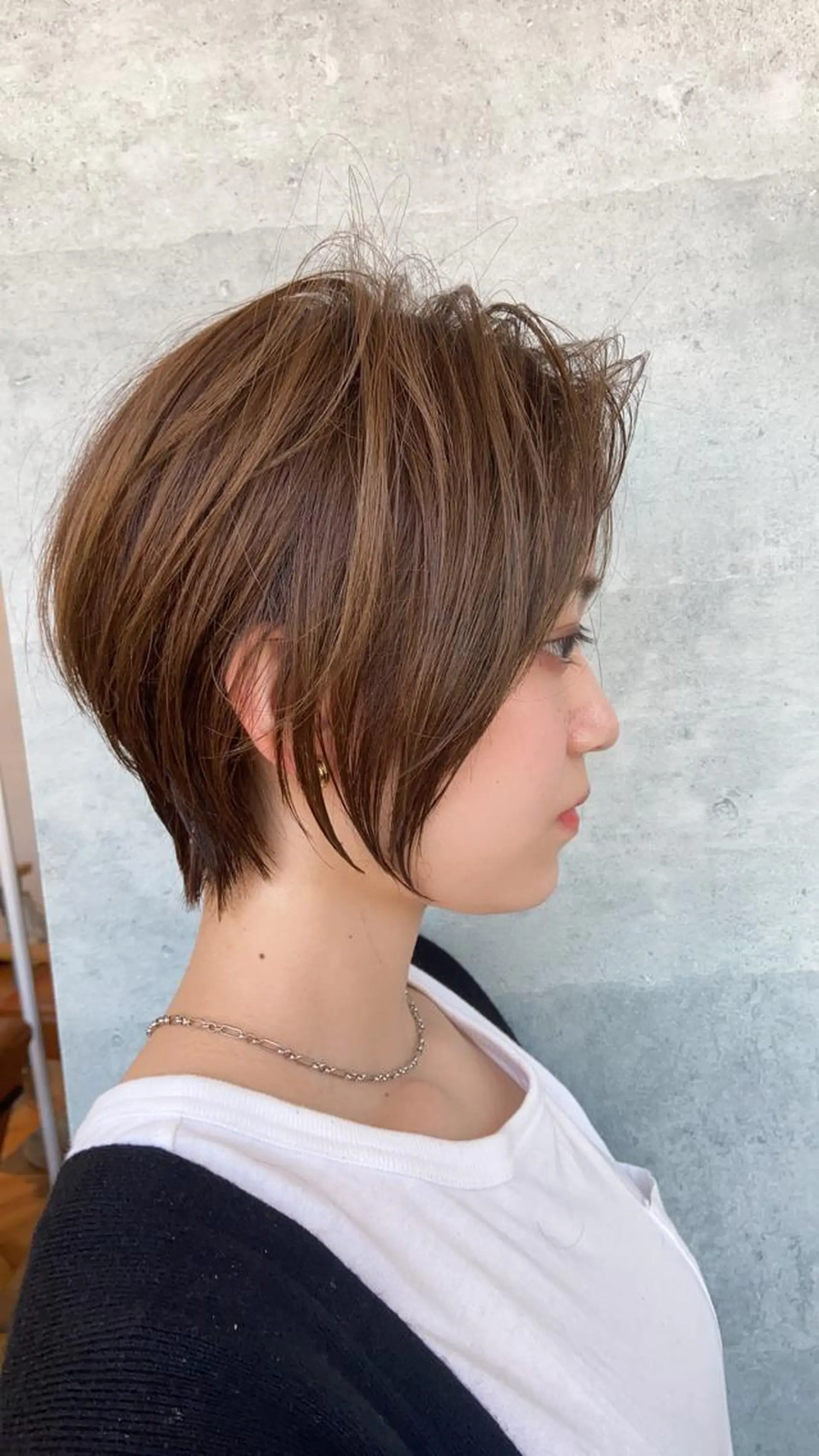 ショート カラー ヘアアレンジ カット ヘアカラー トリートメント ✨髪質改善/透明感✨ 西野　陽のヘアスタイル