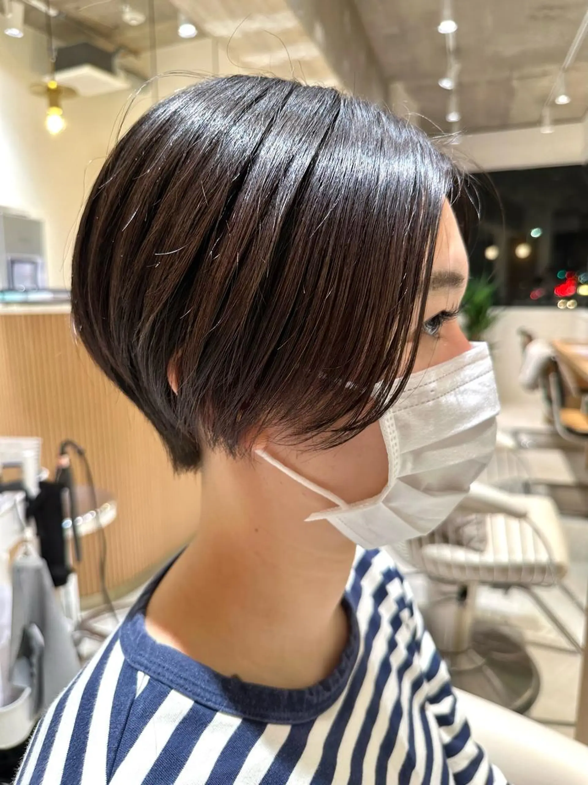 ショート くびれヘア ショートヘア 韓国ヘア⭐︎髪質改善 io（イオ）のヘアスタイル