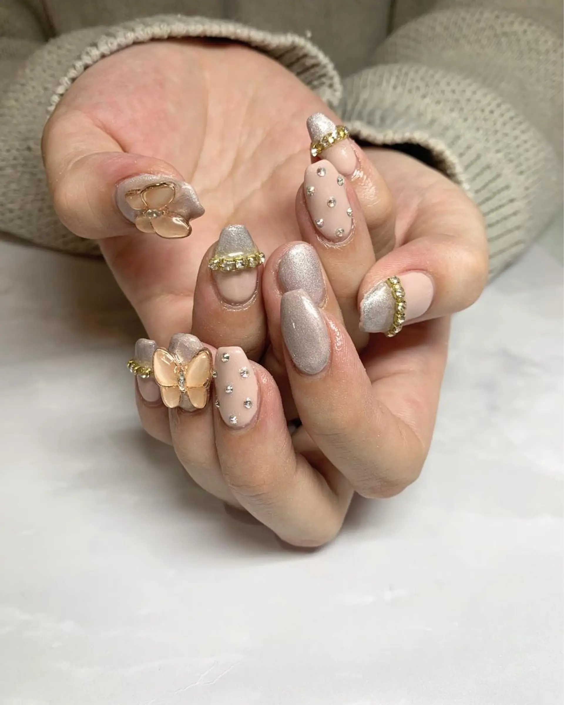 ネイル ハンドネイル デザイン可愛いサロン new moonのネイルデザイン