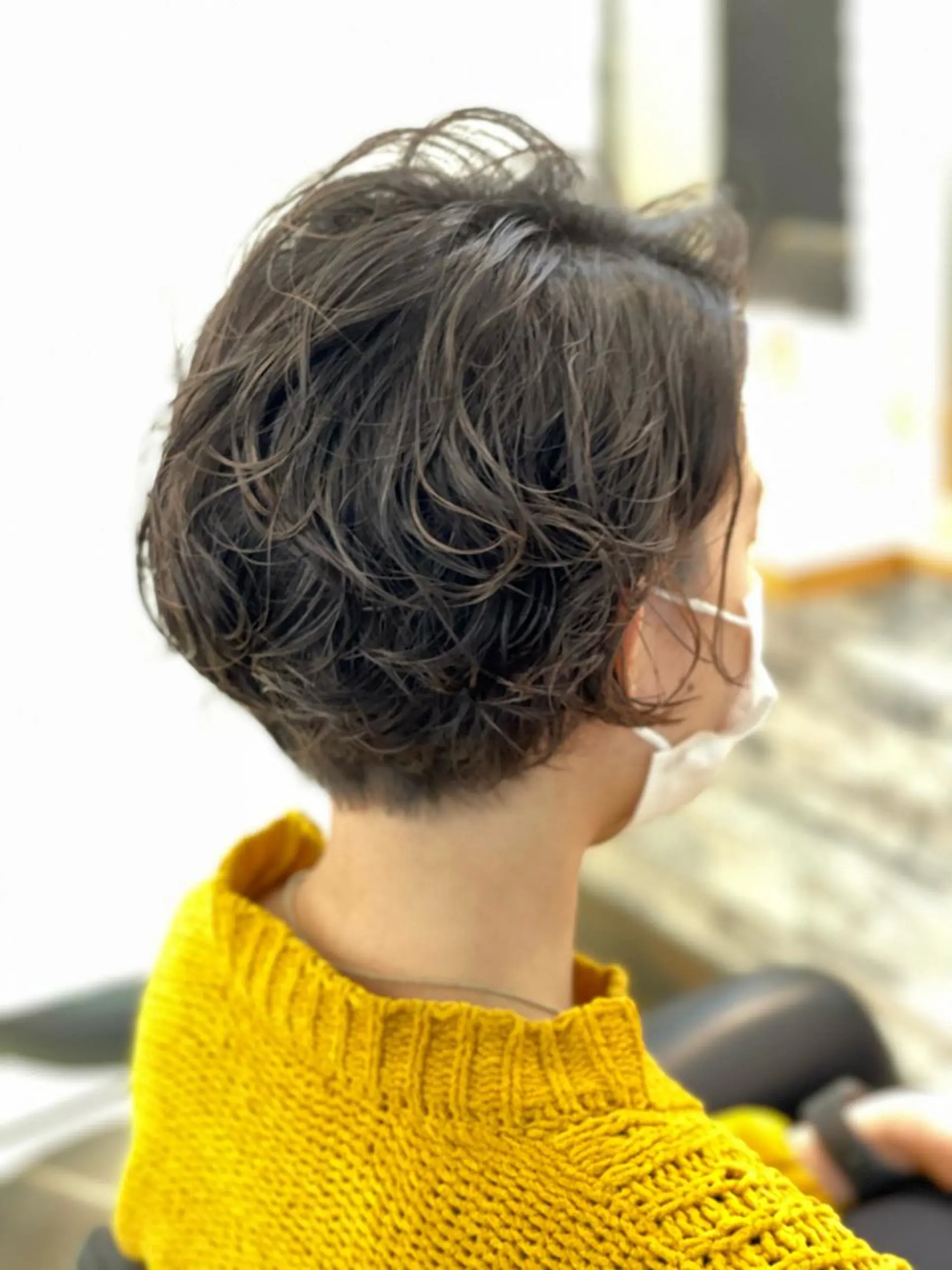 ショート カラー パーマ ヘアアレンジ 一人一人の輝きを 心を込めてのヘアスタイル