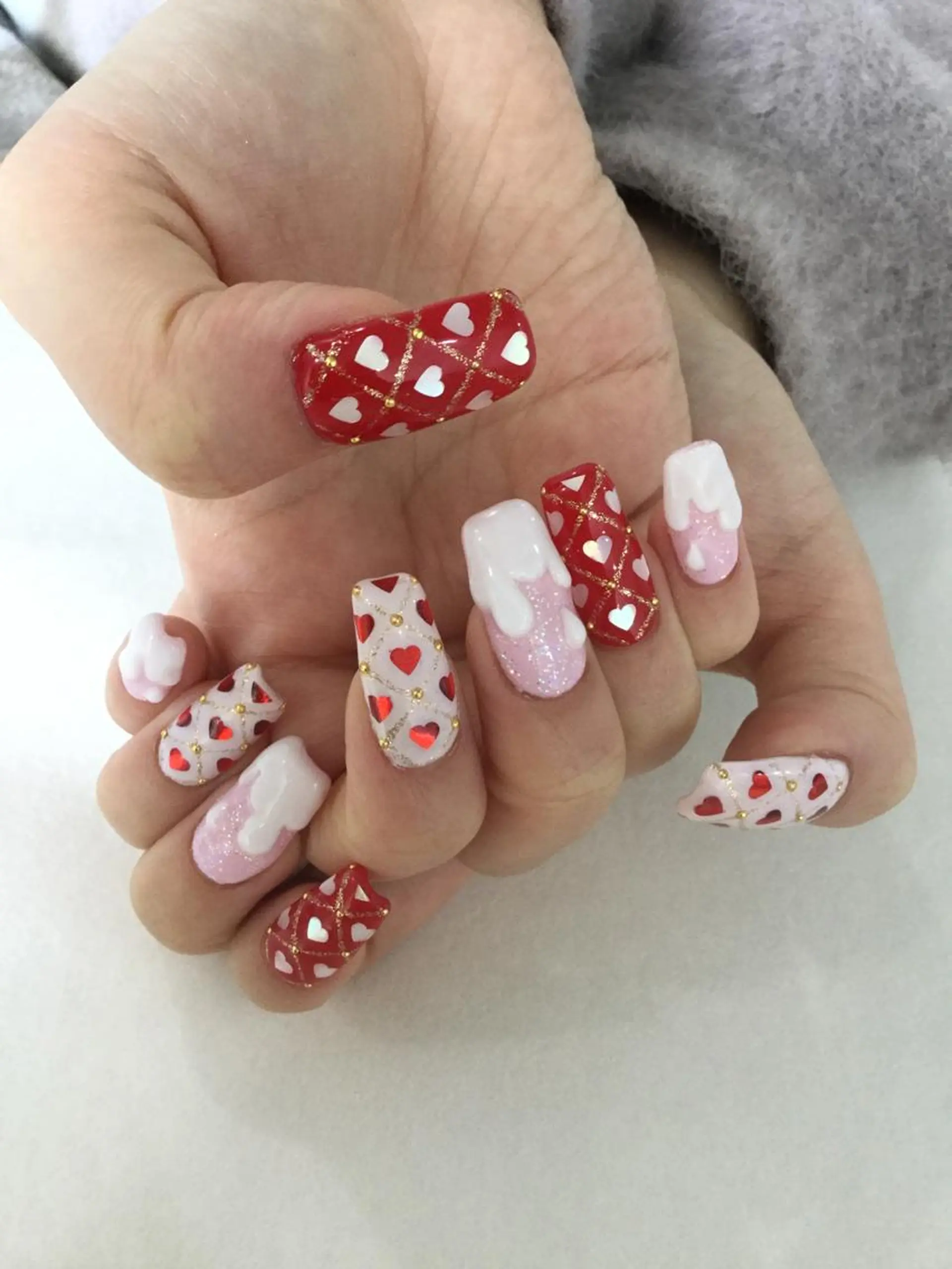 ネイル ハンドネイル 💎🐰 saki. m 🐰💎のネイルデザイン