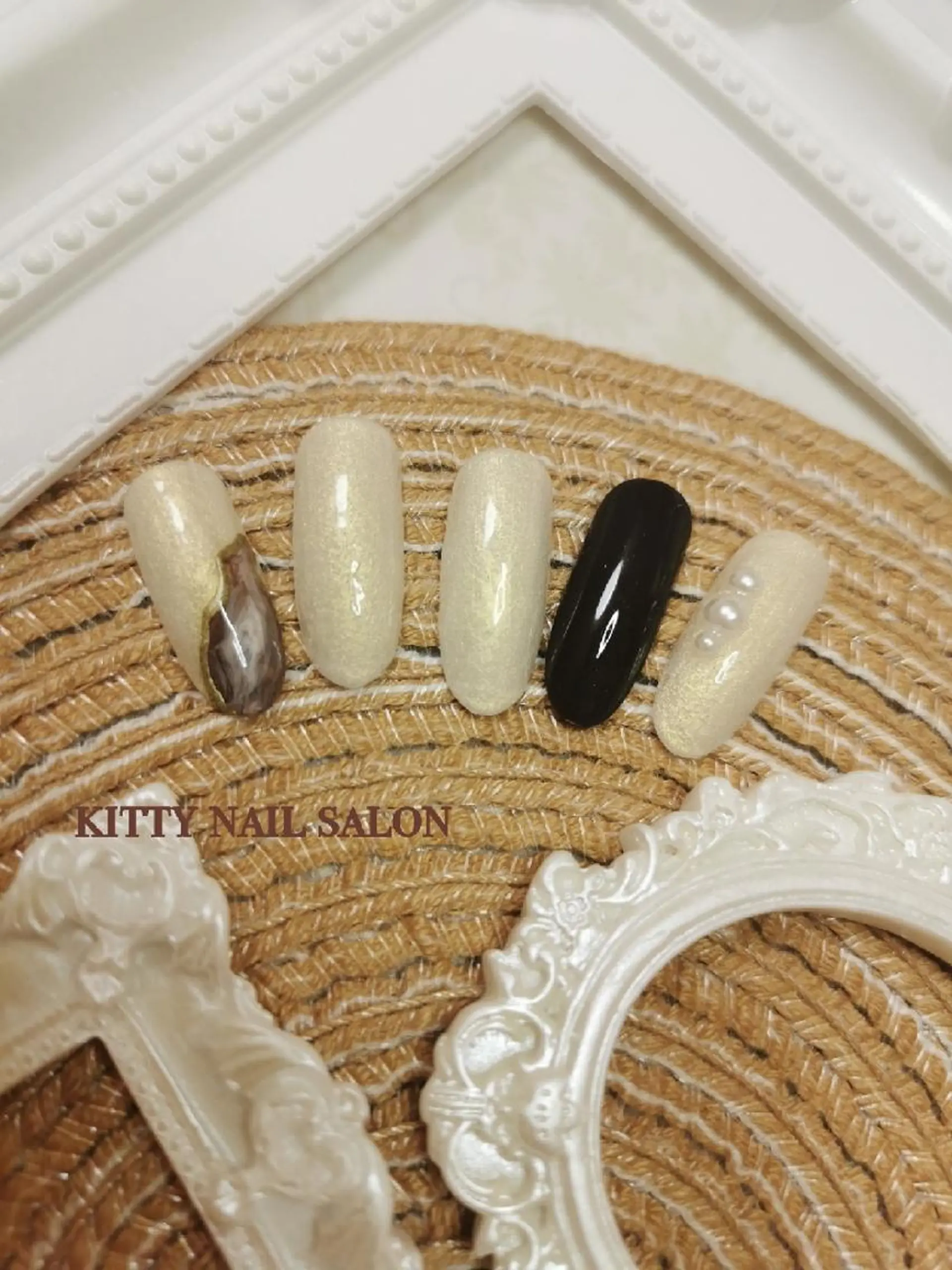 ネイル ニュアンスネイル シンプルネイル kitty nail salonのネイルデザイン