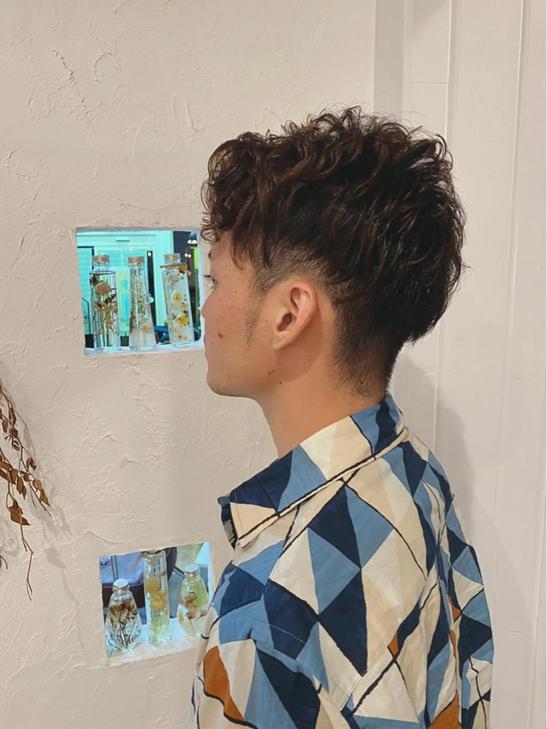 カラー パーマ メンズ 豊橋美容院 ソンリエのヘアスタイル