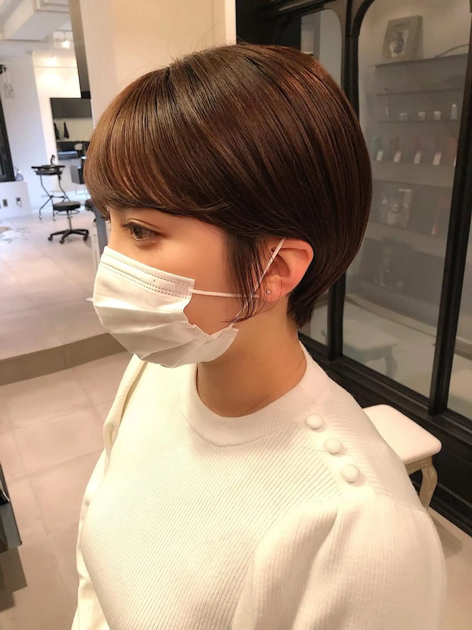 ショート 丸みショート ボブ ショートヘア 中澤 美緒のヘアスタイル