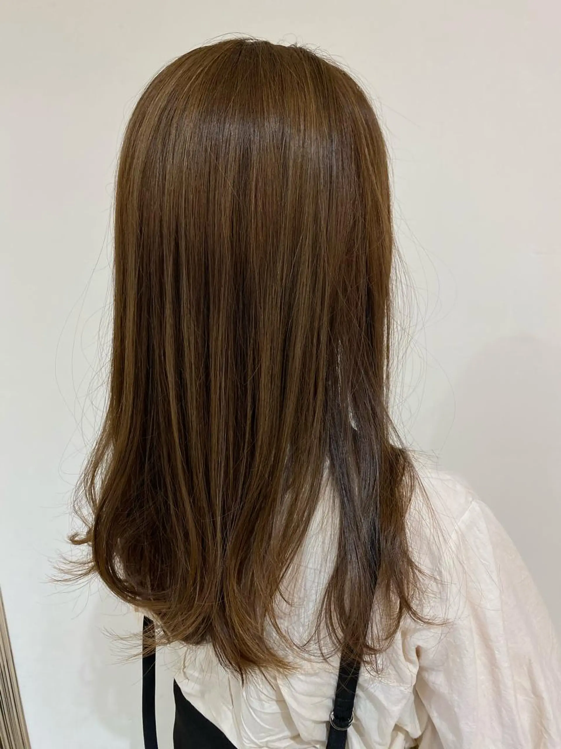 セミロング ヘアカラー トリートメント 髪質改善/イルミナ/ 城崎のヘアスタイル