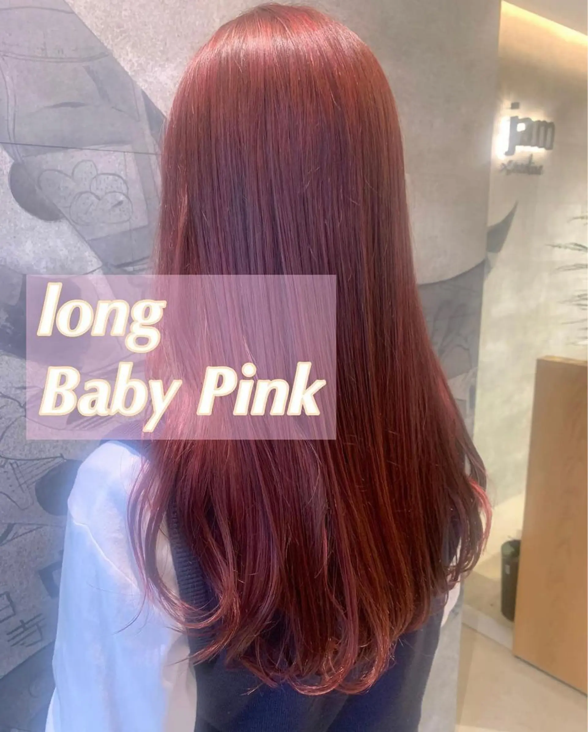 ロング カラー ブリーチ ピンクカラー ロング ヘアカラー Kana 🍋 ハイトーン【高円寺】のヘアスタイル