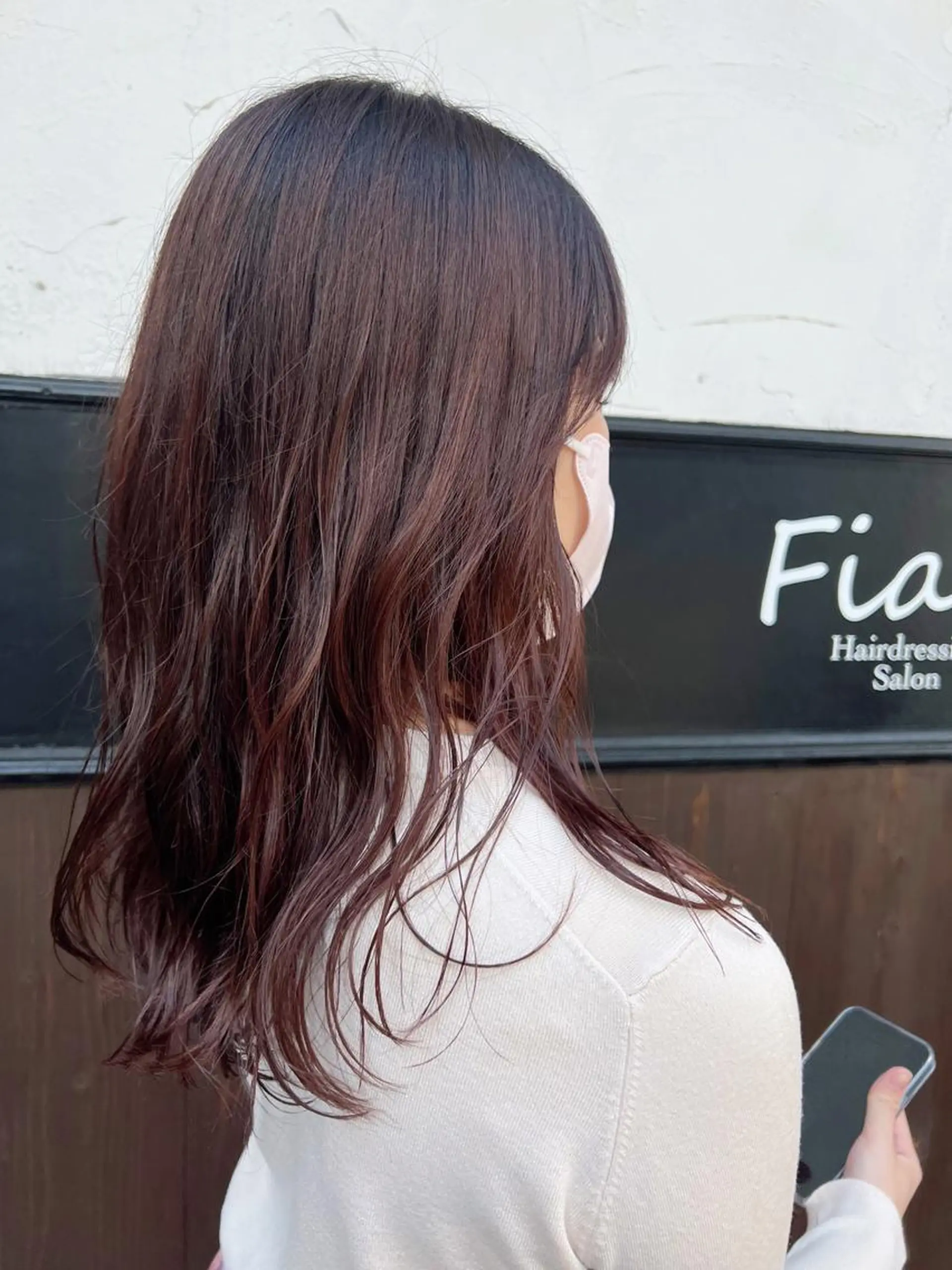 セミロング ピンクブラウン ☺︎Ayaka ☺︎のヘアスタイル