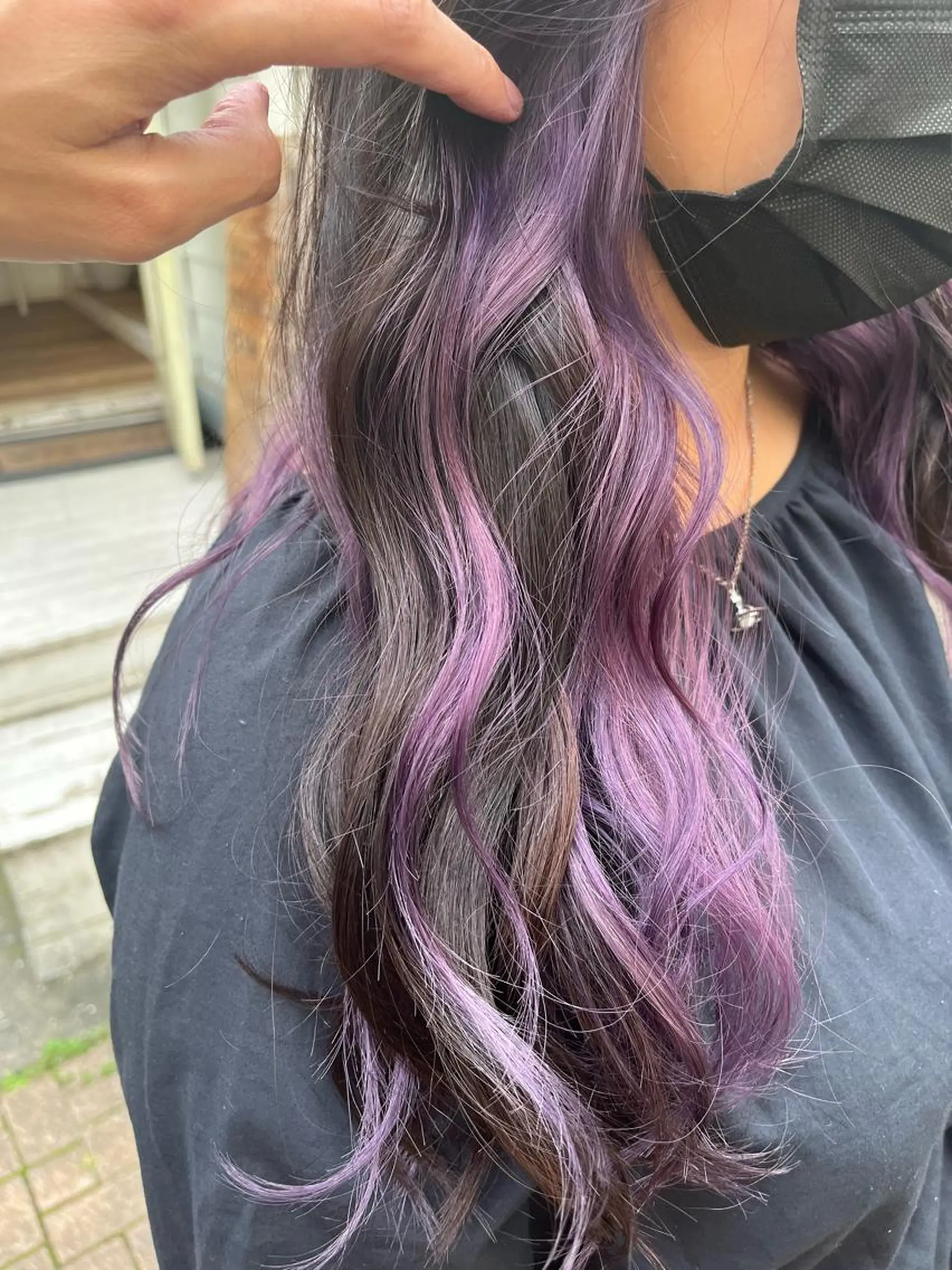 ロング カラー ショートボブ アッシュ バレイヤージュ ミストバング ベージュカラー カット ヘアカラー トリートメント 原宿サロン代表 デザインカラー伊藤卓のヘアスタイル