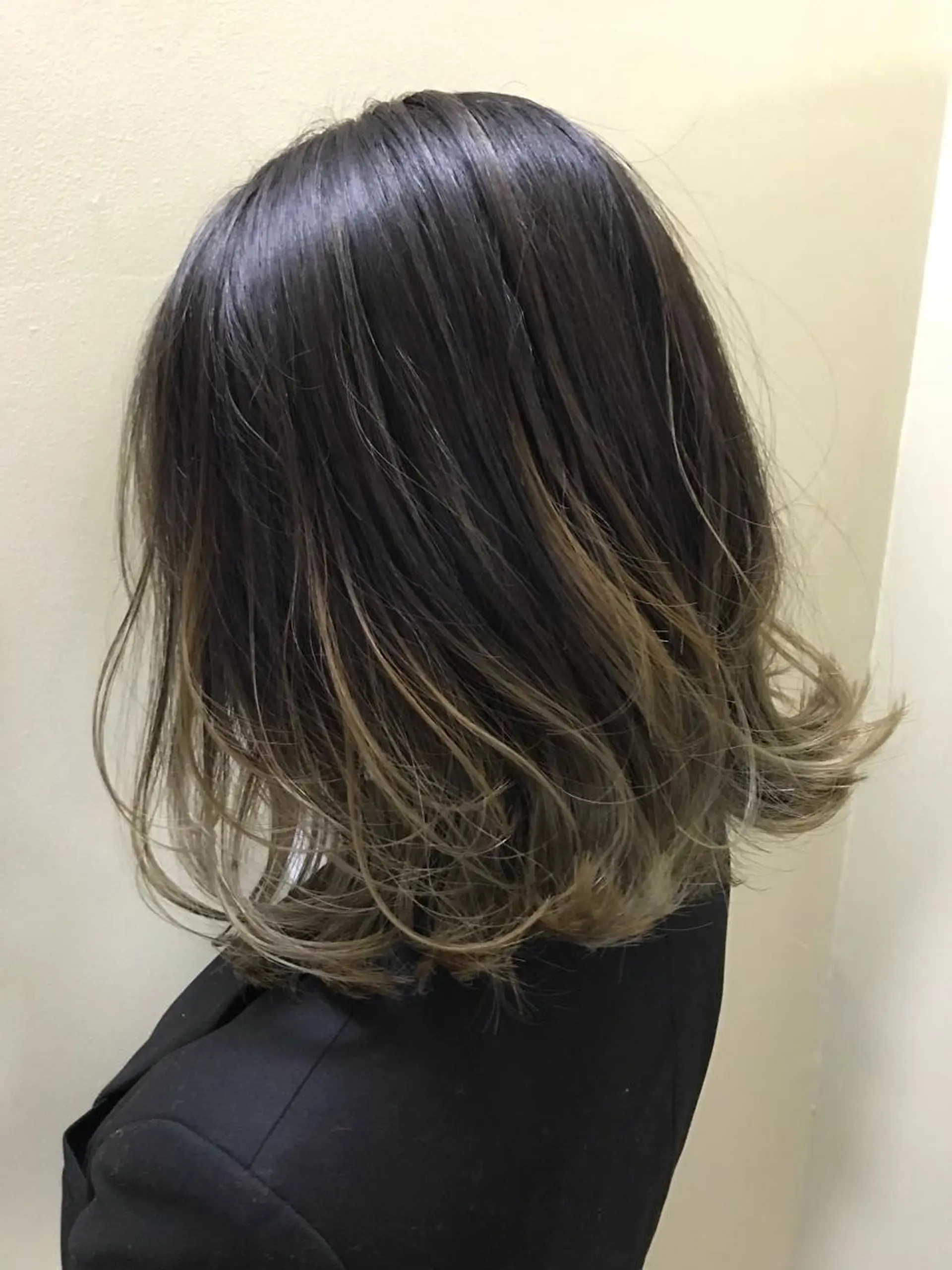 ミディアム カラー カット ヘアカラー 藤中 隆悟のヘアスタイル