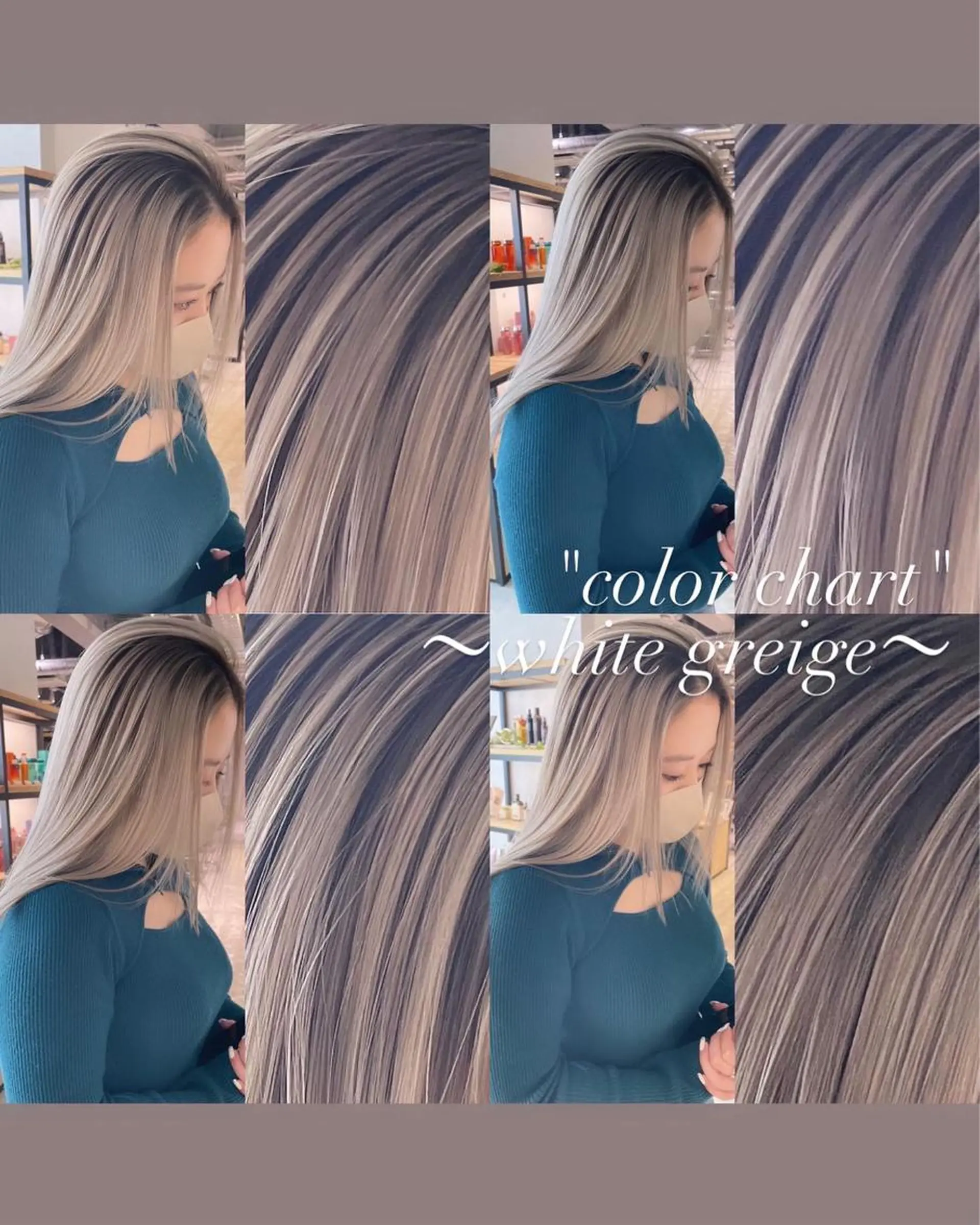 ロング カラー ブリーチ カット ヘアカラー トリートメント ヘアセット 💜ハイトーン💛 マジカルかいちゃんのヘアスタイル