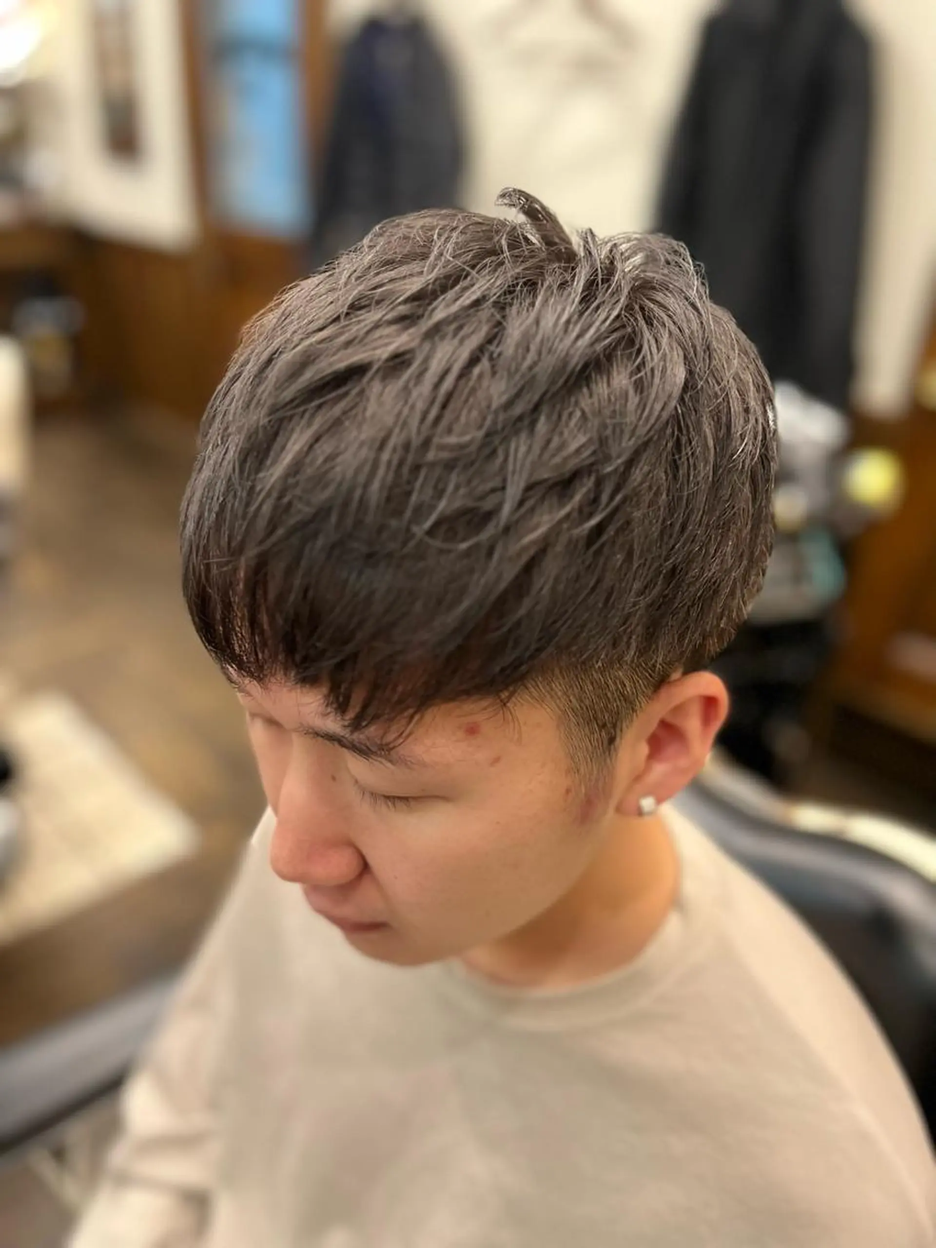 ショート メンズ 猪井 明のヘアスタイル