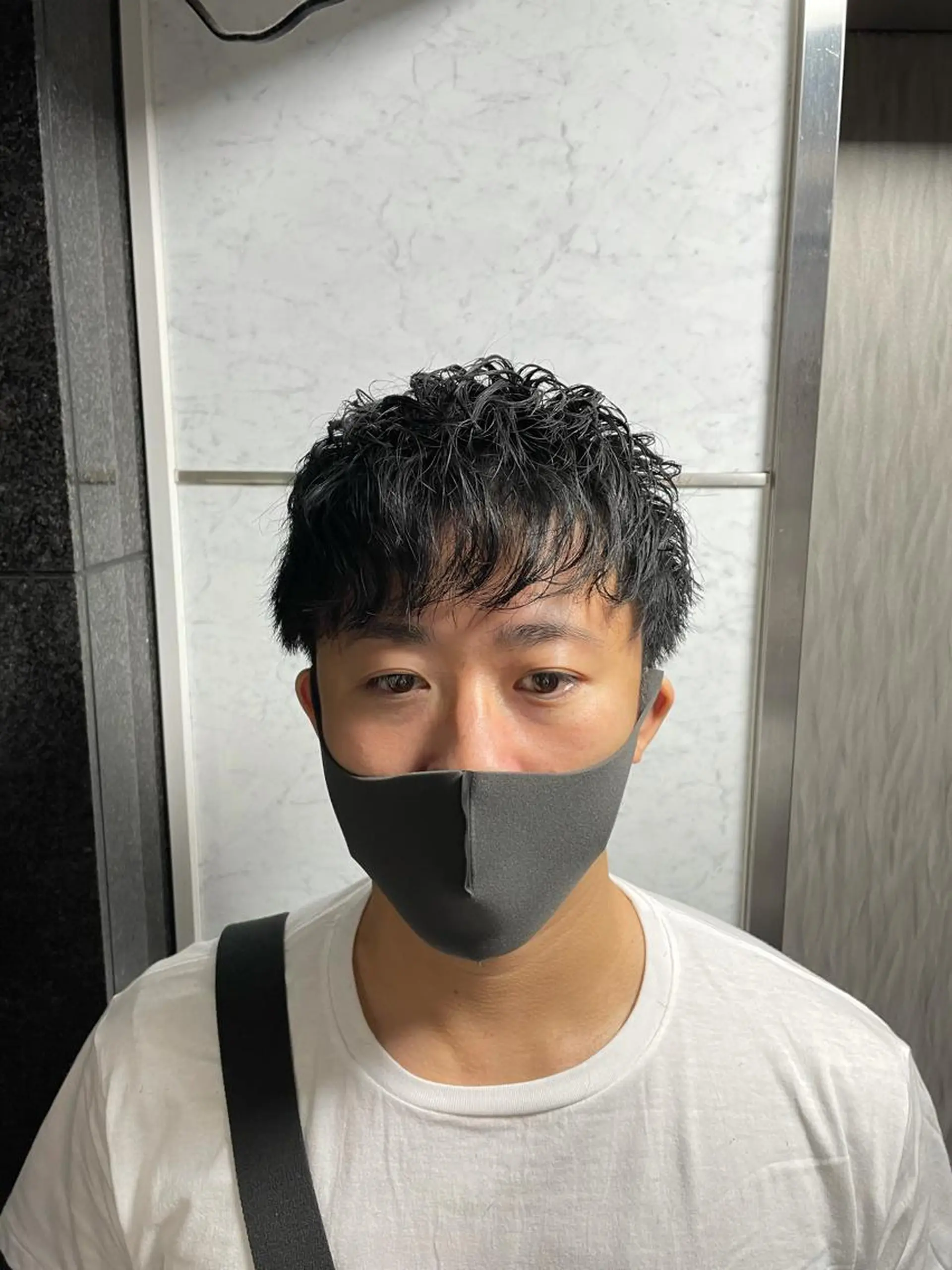 ショート メンズ メンズパーマ ショートヘア カット指名No1漆原 聡のヘアスタイル