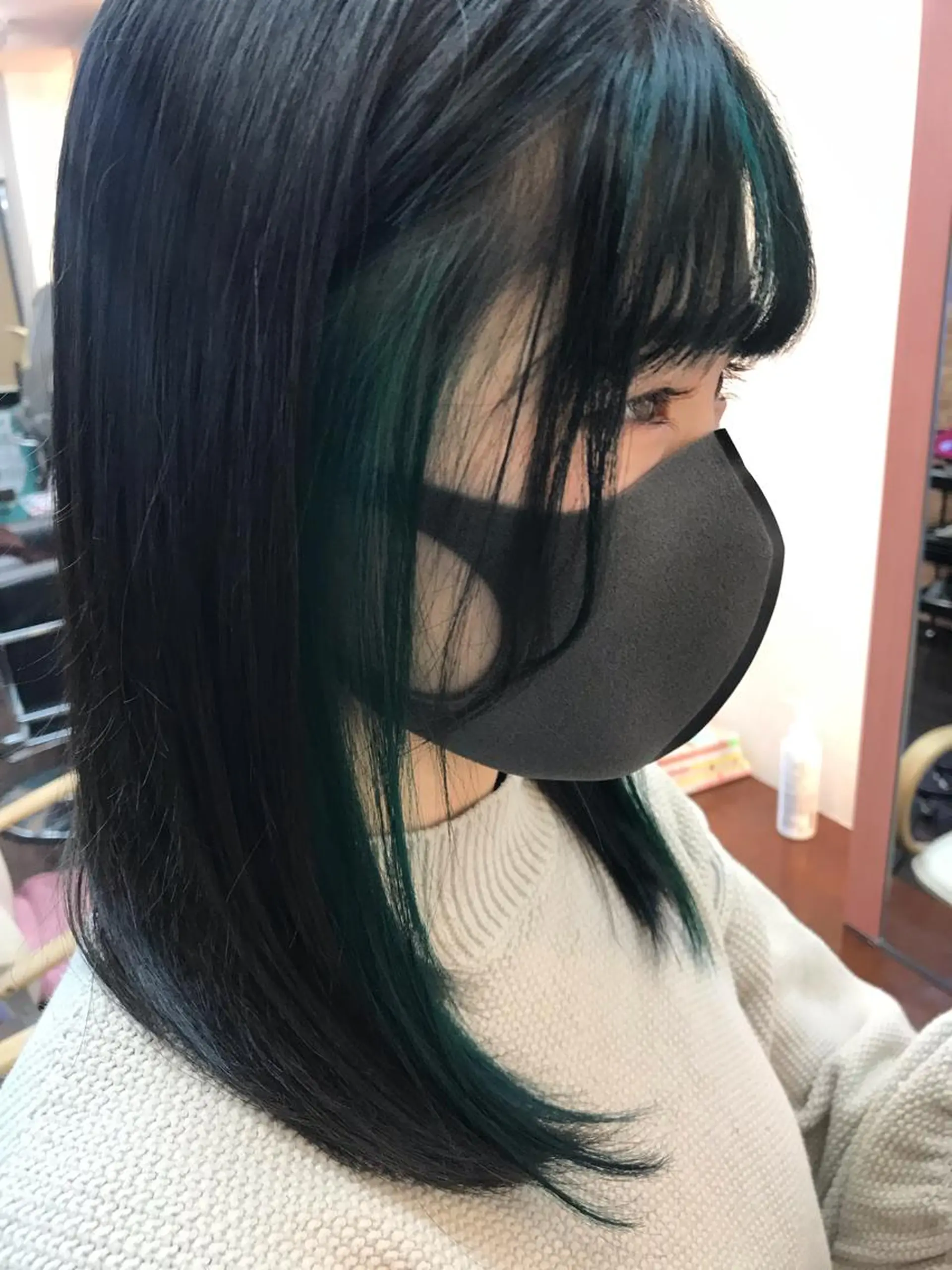 セミロング カラー ヘアカラー 桧山 真のヘアスタイル