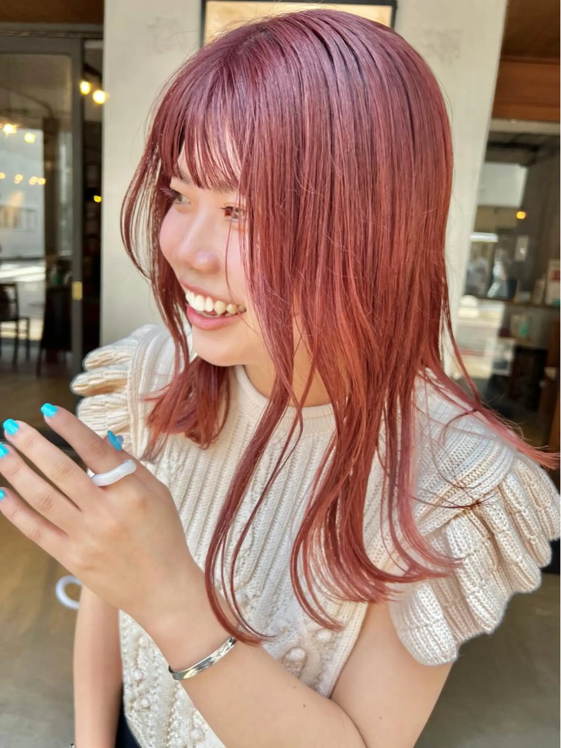 セミロング カット ヘアカラー トリートメント GO TODAY SHAiRE SALON 広島店所属・三輪 恭平のヘアスタイル