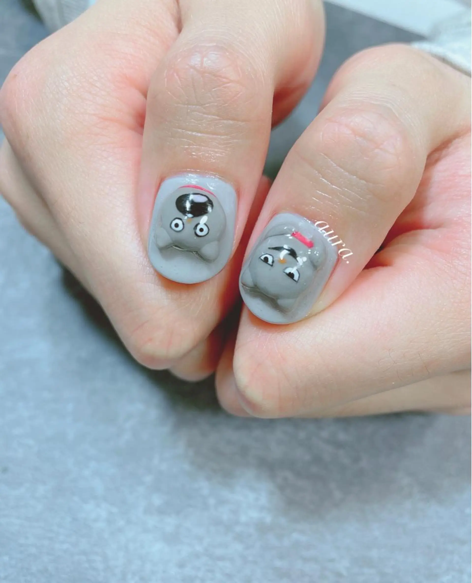 ショート ネイル aura .のネイルデザイン