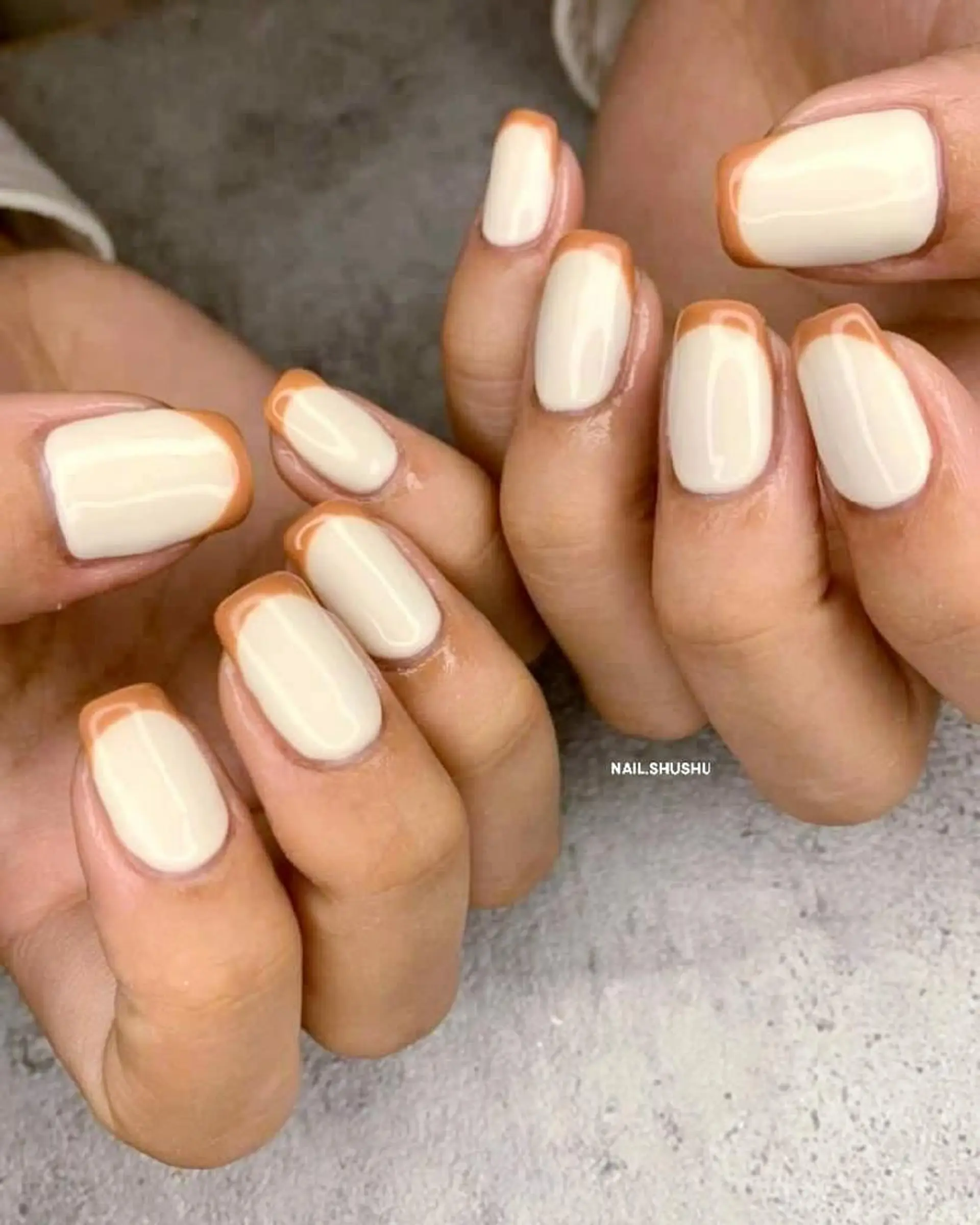 ネイル アートネイル 韓国ネイル 持ち込み ニュアンスネイル シンプルネイル 3dパーツ/流行り 👧shushu❤️のネイルデザイン