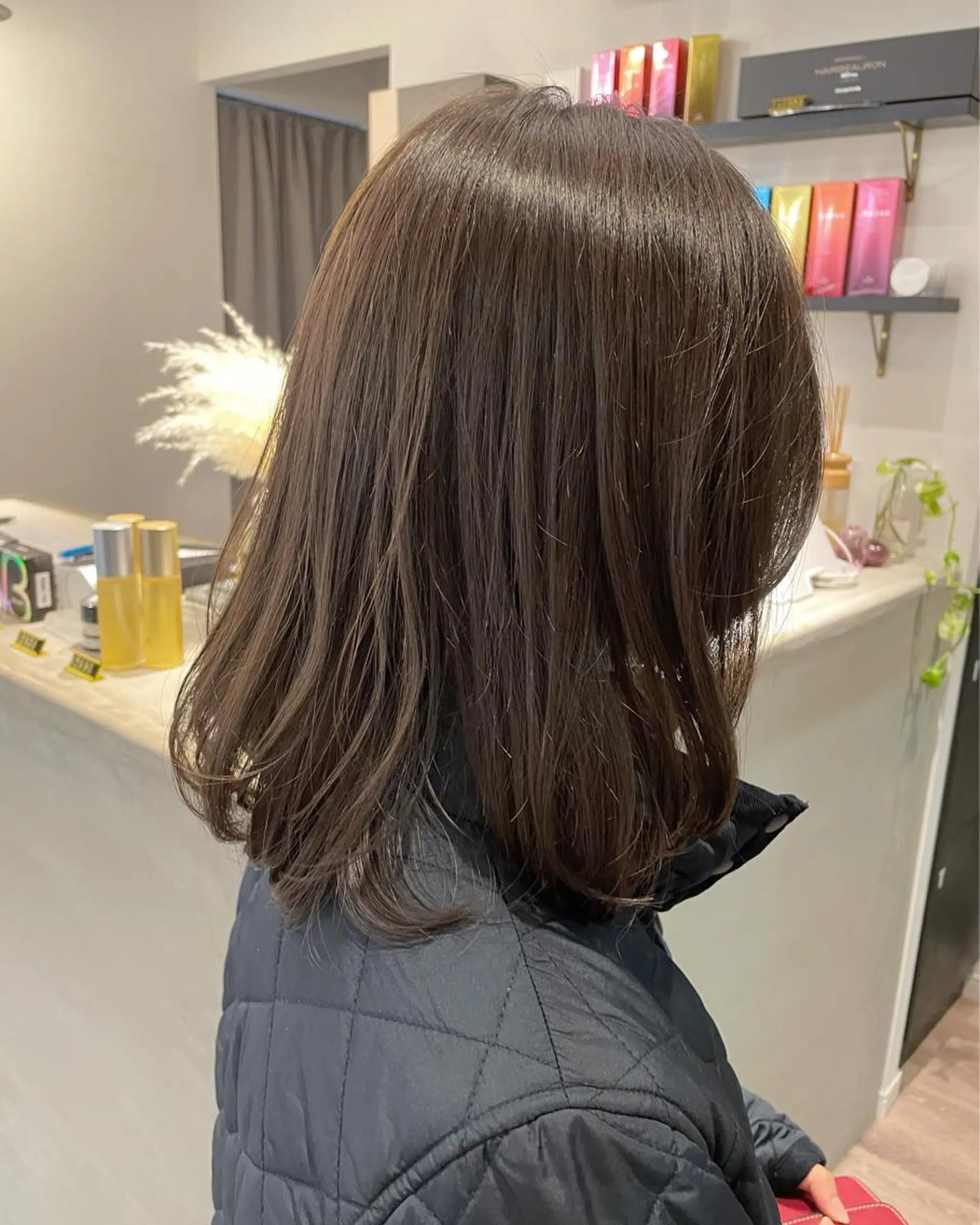 ミディアム レイヤーカット ♡透明感カラー/ 梅田美容室/RIKAのヘアスタイル