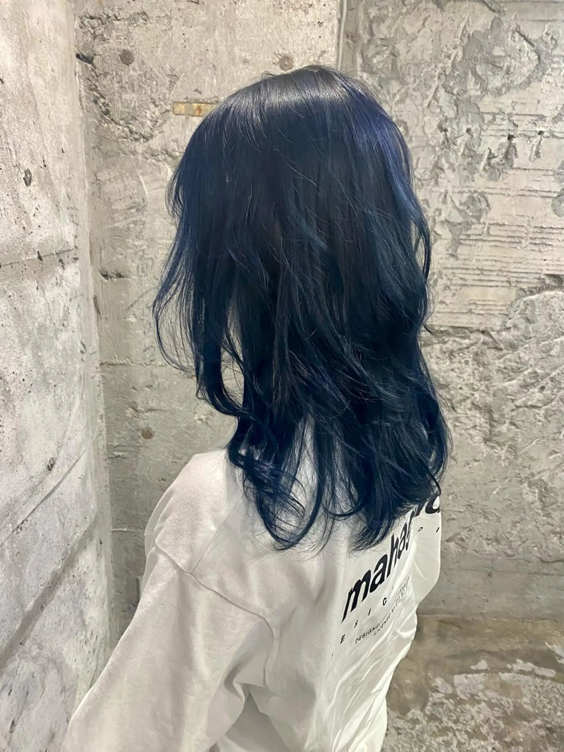 ミディアム カラー ヘアアレンジ ブリーチ ブルーカラー ヘアカラー ［似合わせヘア］ ✂︎OGURO✂︎のヘアスタイル