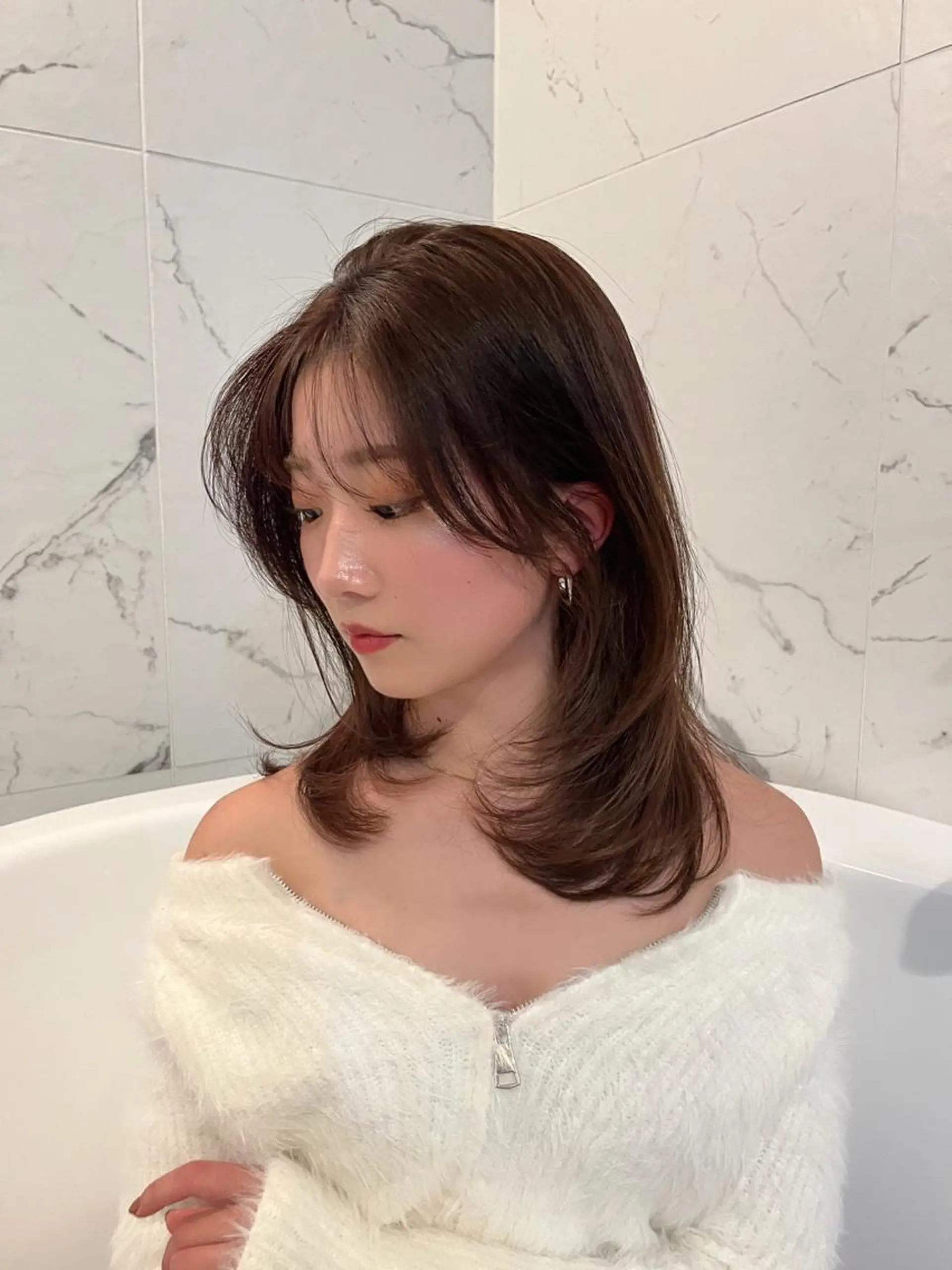 ロング レイヤーカット/ 髪質改善/羽柴りくのヘアスタイル