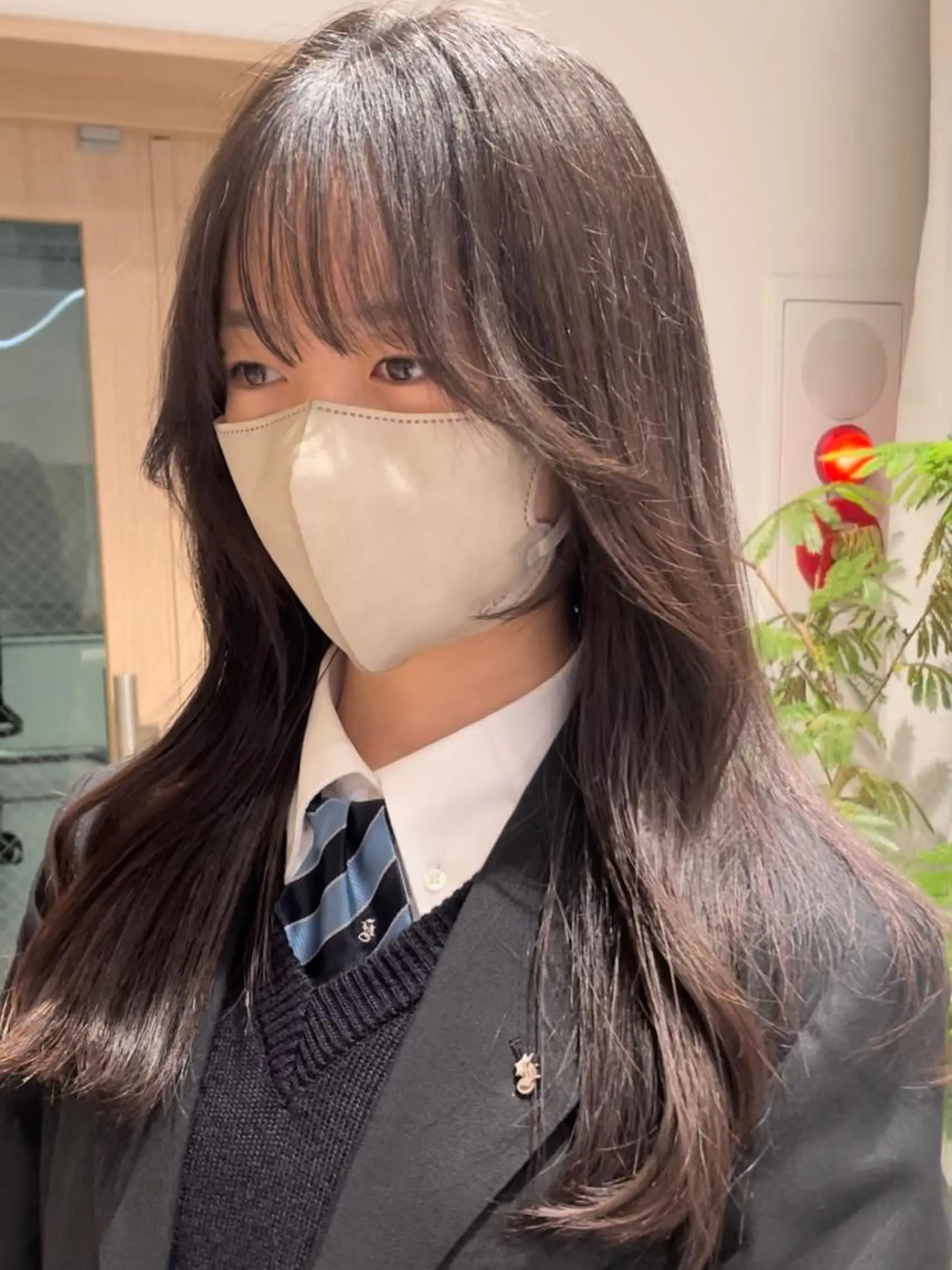 ロング カラー ヘアアレンジ カット トレンドlayer cut💐mihoのヘアスタイル