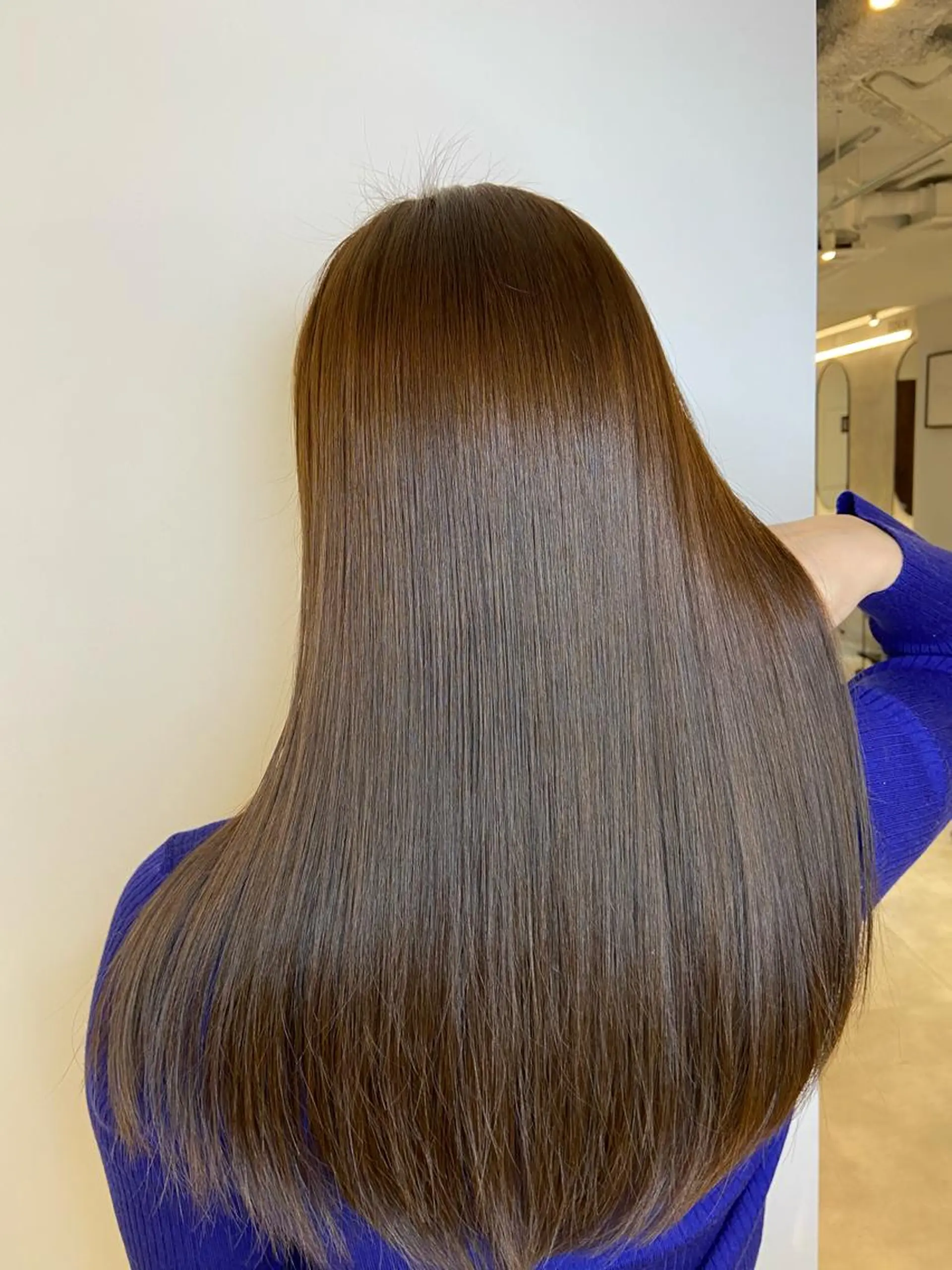 ロング パーソナルカラー骨格 顔タイプ 川野龍一のヘアスタイル