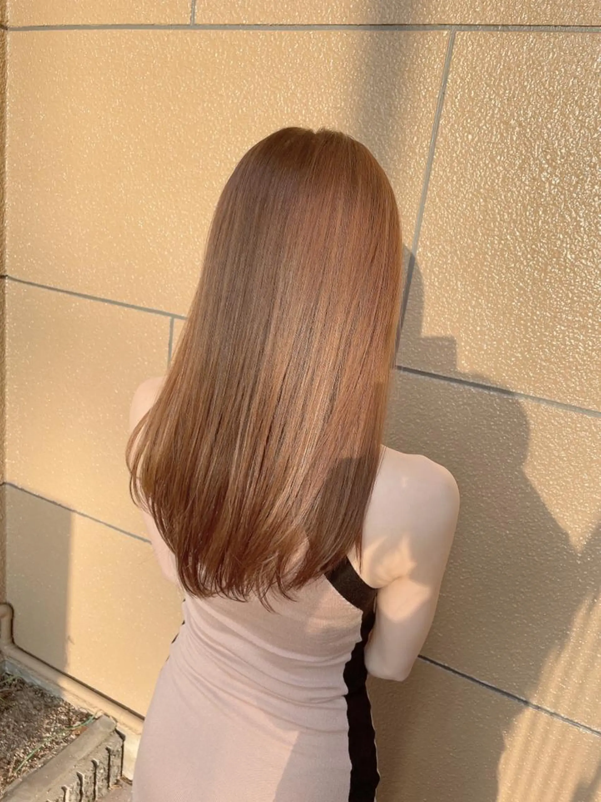 ロング カラー ベージュカラー hairs BEAU 藤田彩夏のヘアスタイル