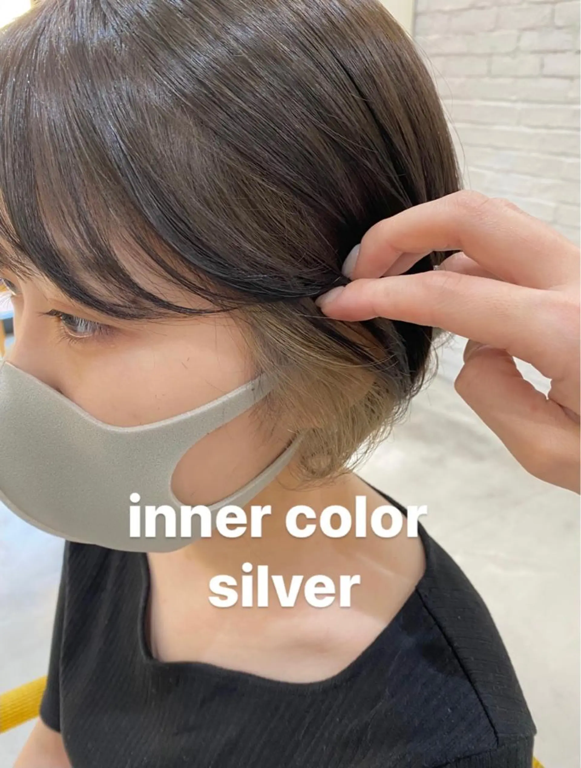 ショート カラー カット ヘアカラー トリートメント ENIF ヤマグチアツコのヘアスタイル