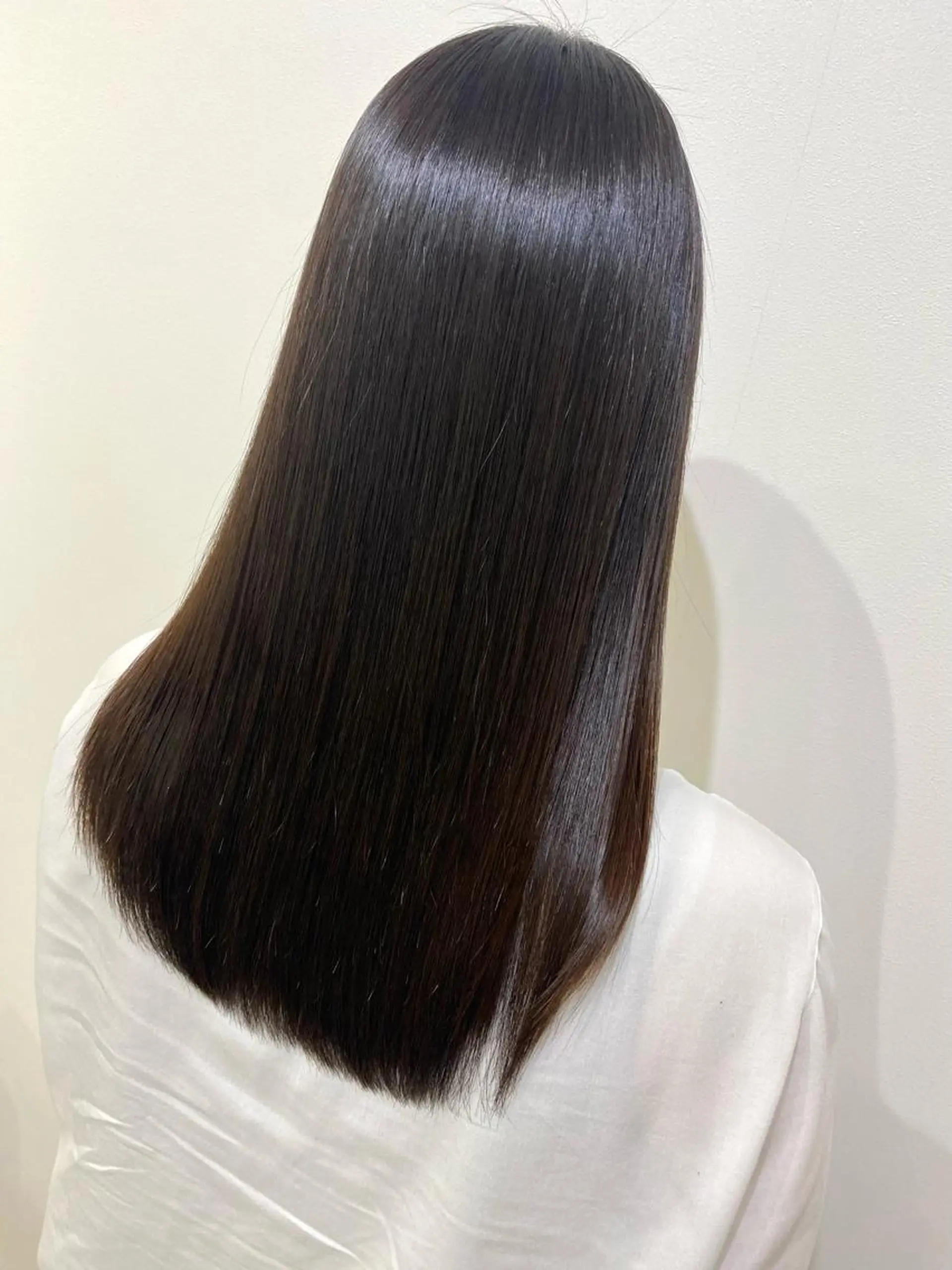 セミロング 縮毛矯正 トリートメント 【乾かすだけで革命】 早矢仕正志のヘアスタイル