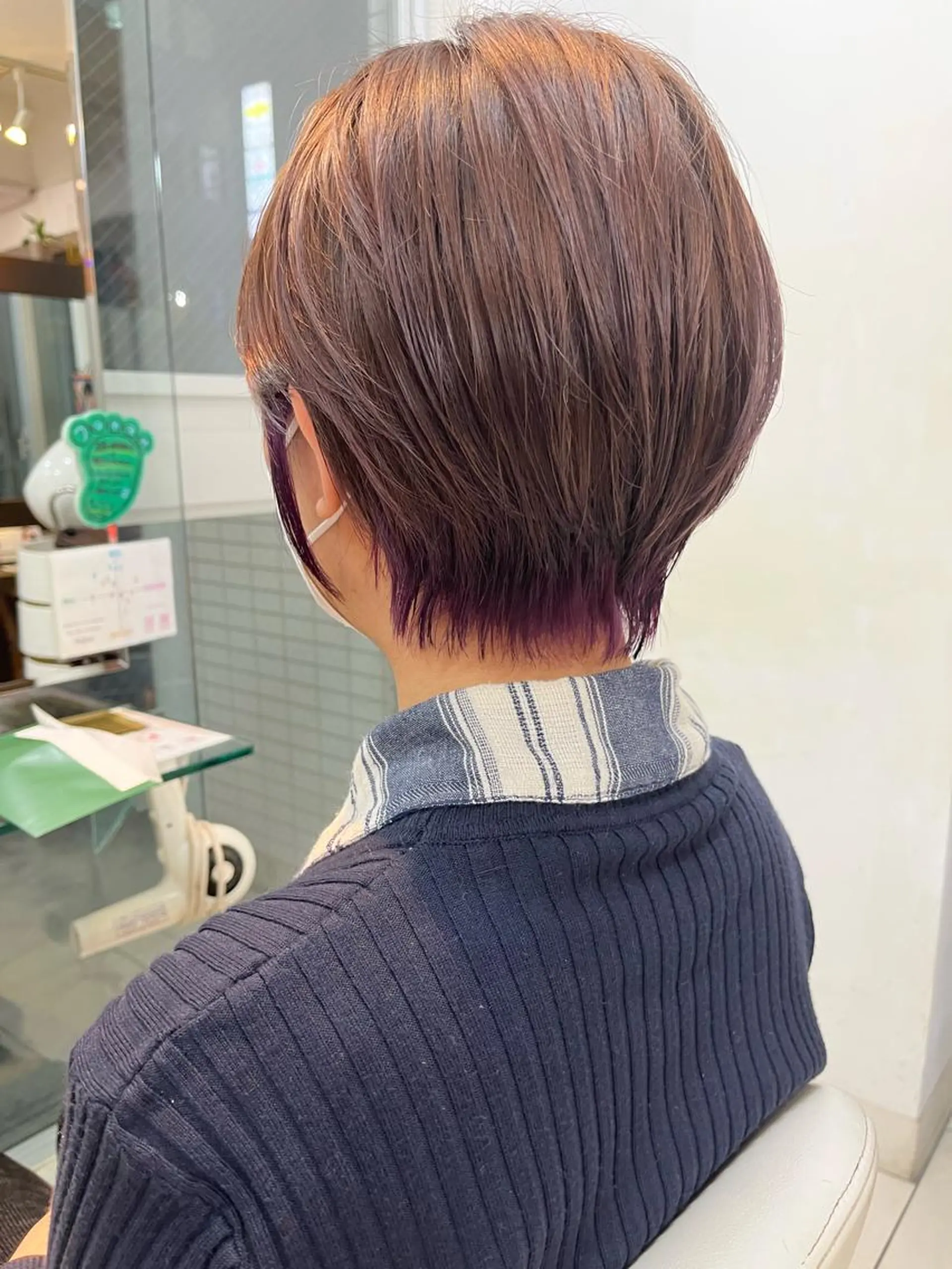 ショート カラー アレンジ＆ショート 💙YUKINOのヘアスタイル