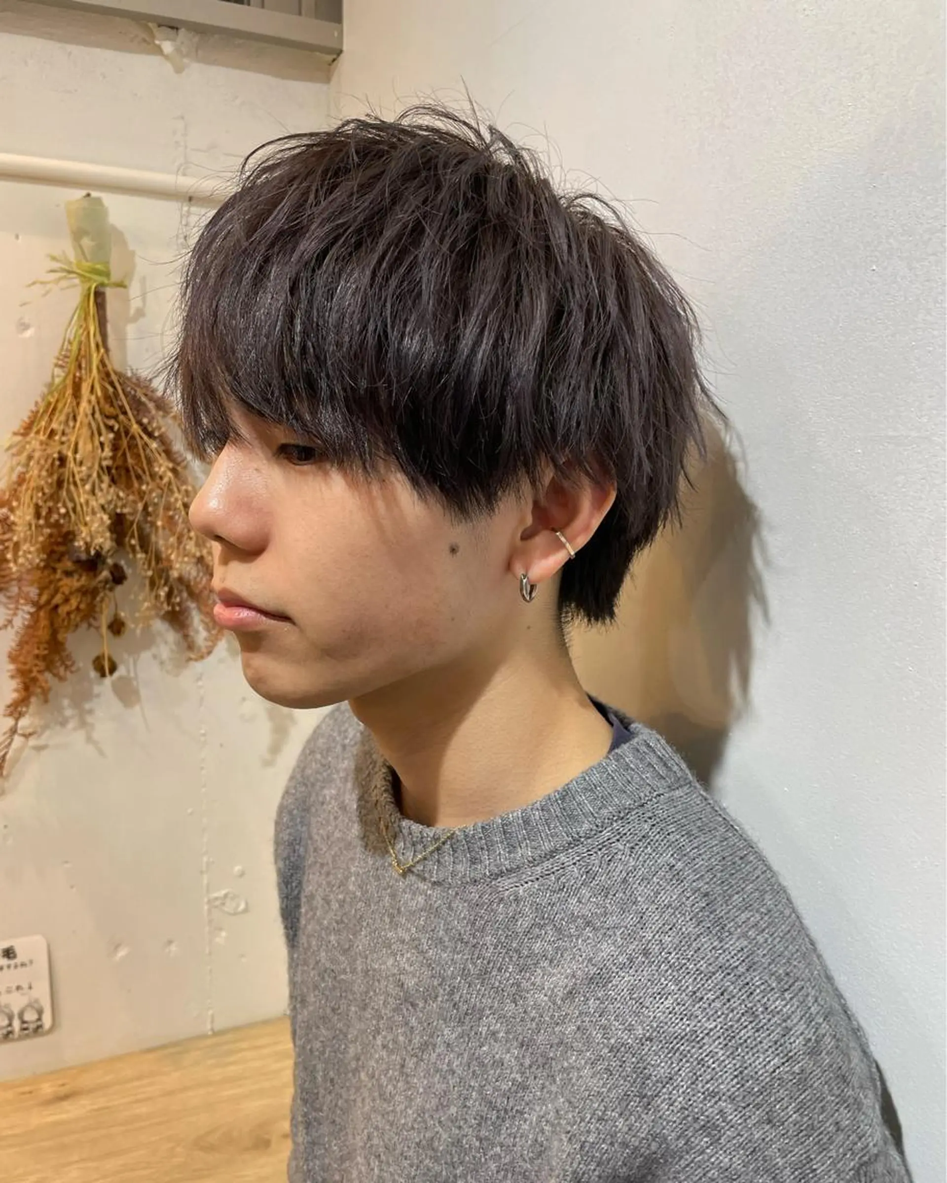 ショート カラー ハイトーンレイヤー 顔まわりSOTAのヘアスタイル