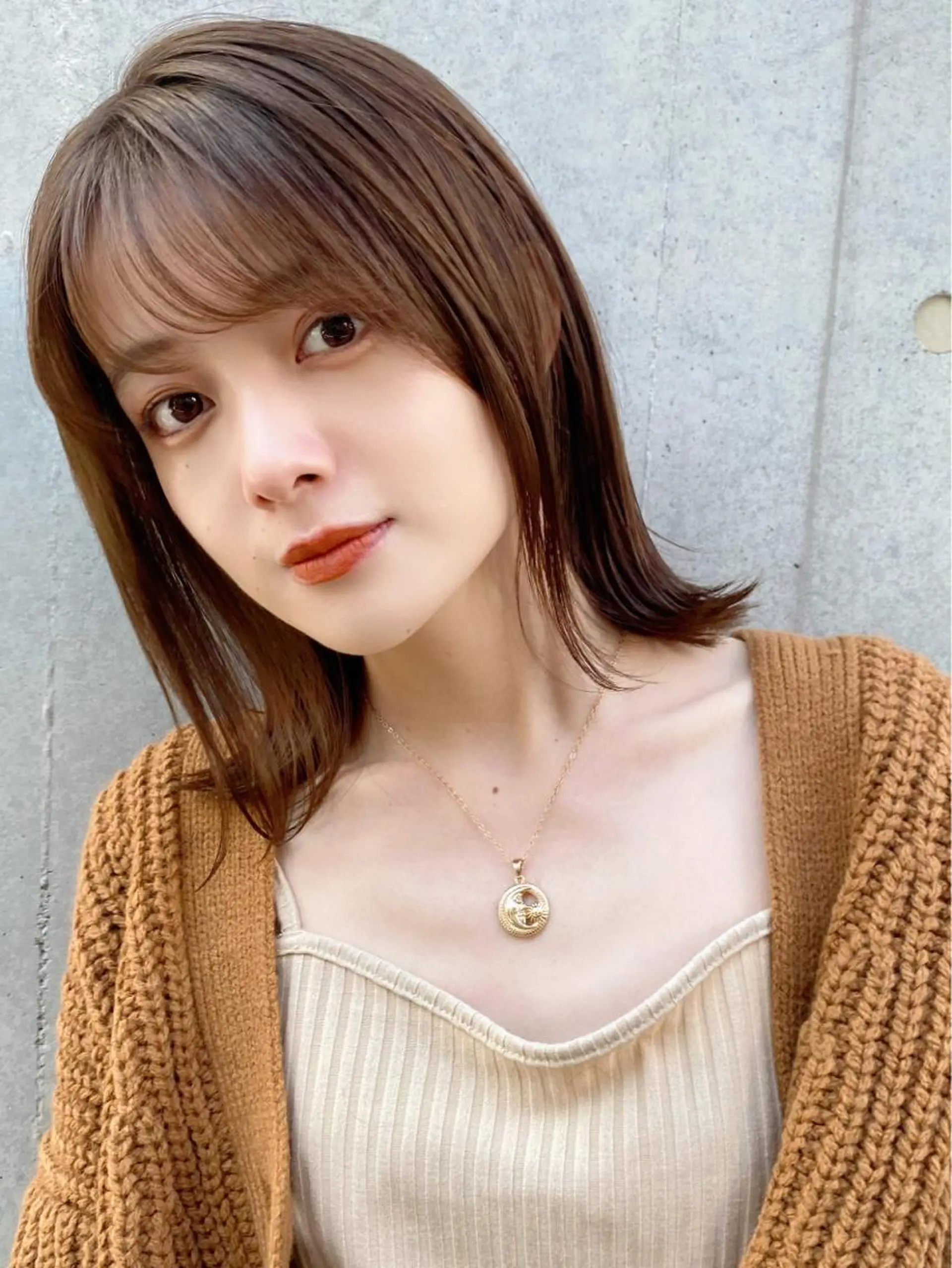 ミディアム カラー 🪭risa 暖色/レイヤー🪭のヘアスタイル