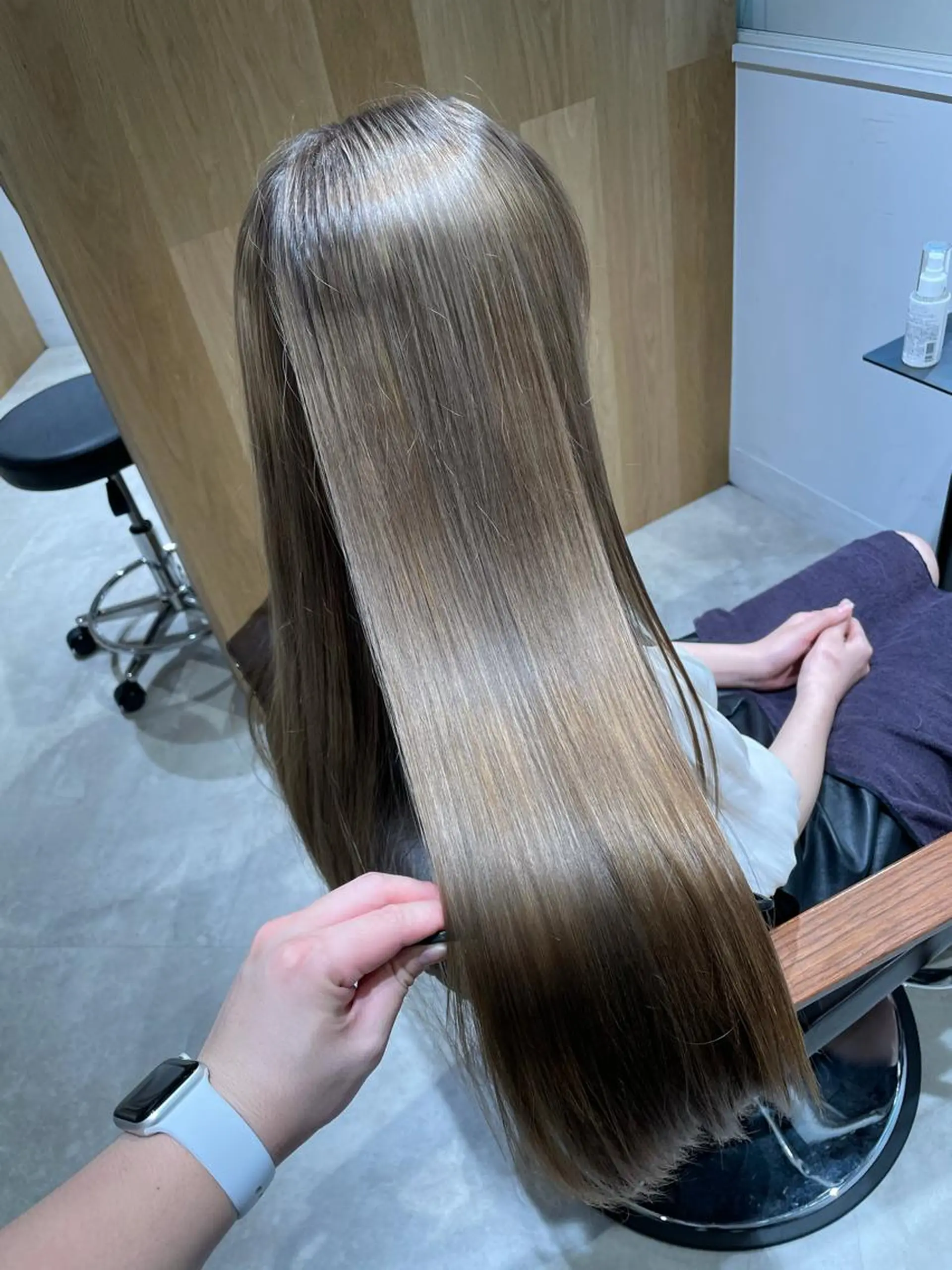 ロング カラー カット ヘアカラー トリートメント レイヤー/ハッシュ 渋谷/サッタのヘアスタイル