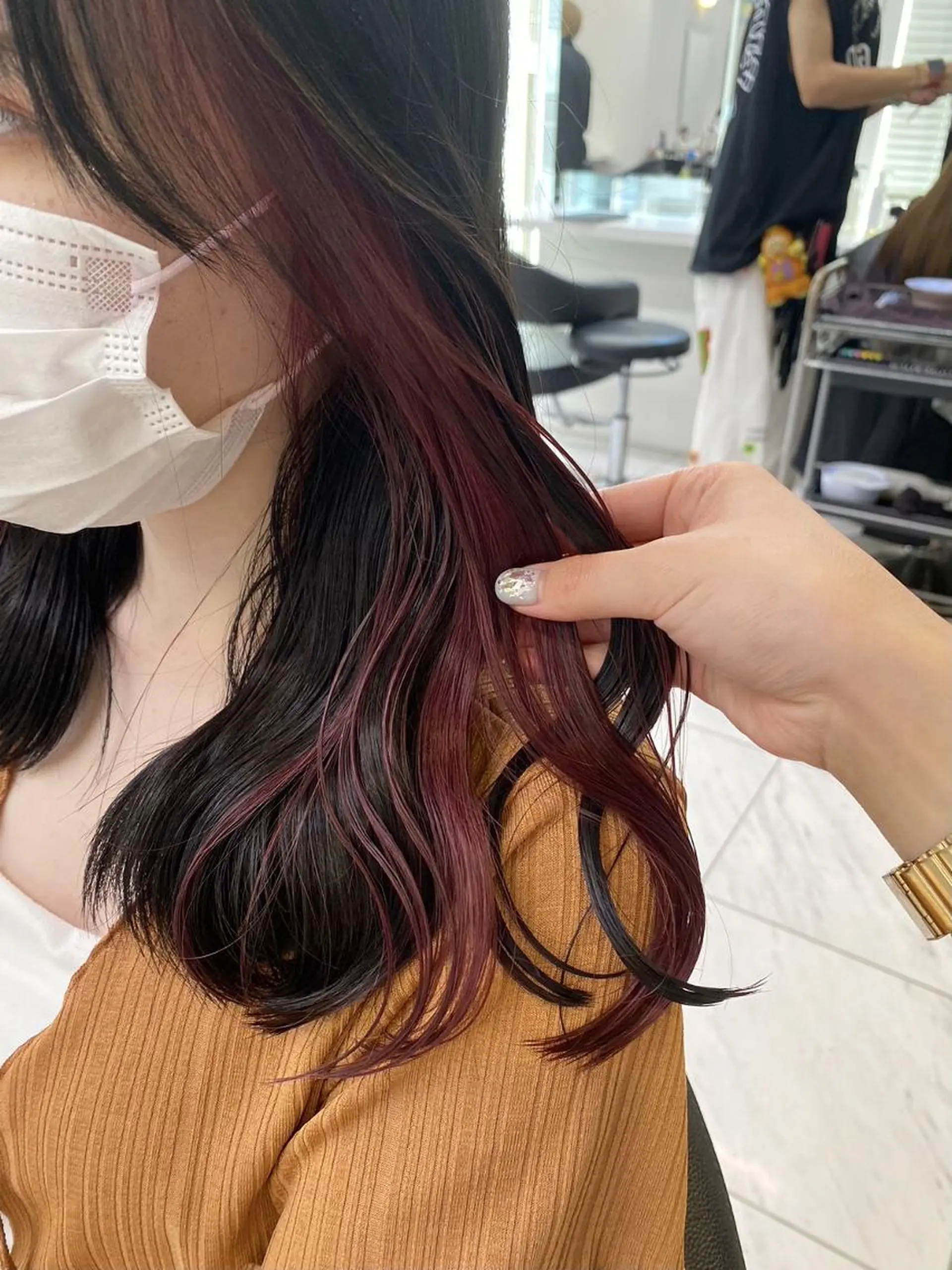 ロング ヘアカラー トリートメント ヘアセット ‎🤍札幌ハイトーン 🤍シンゴのヘアスタイル