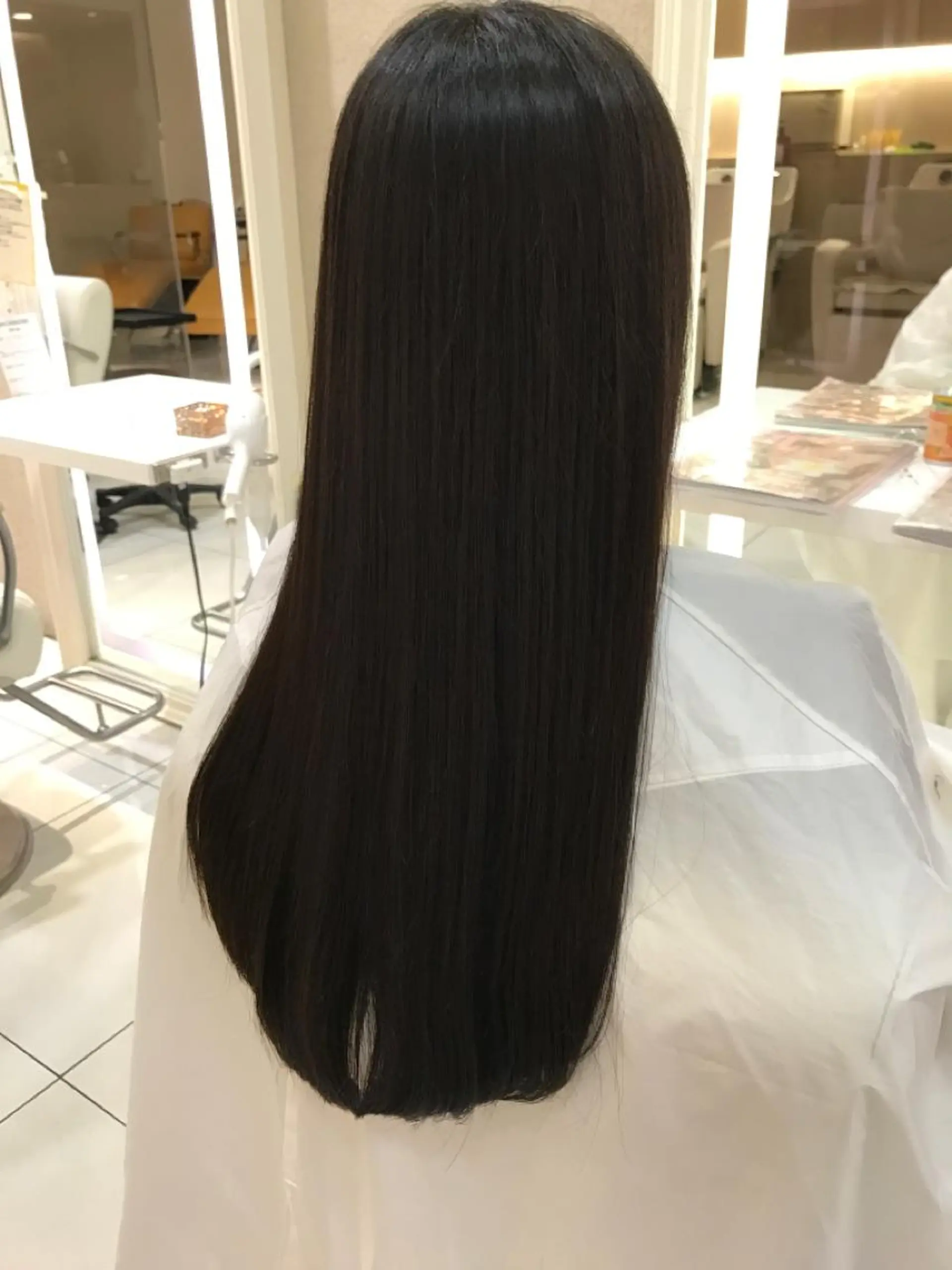 ロング トリートメント 💎小顔前髪&髪質 改善カラー💎片桐のヘアスタイル