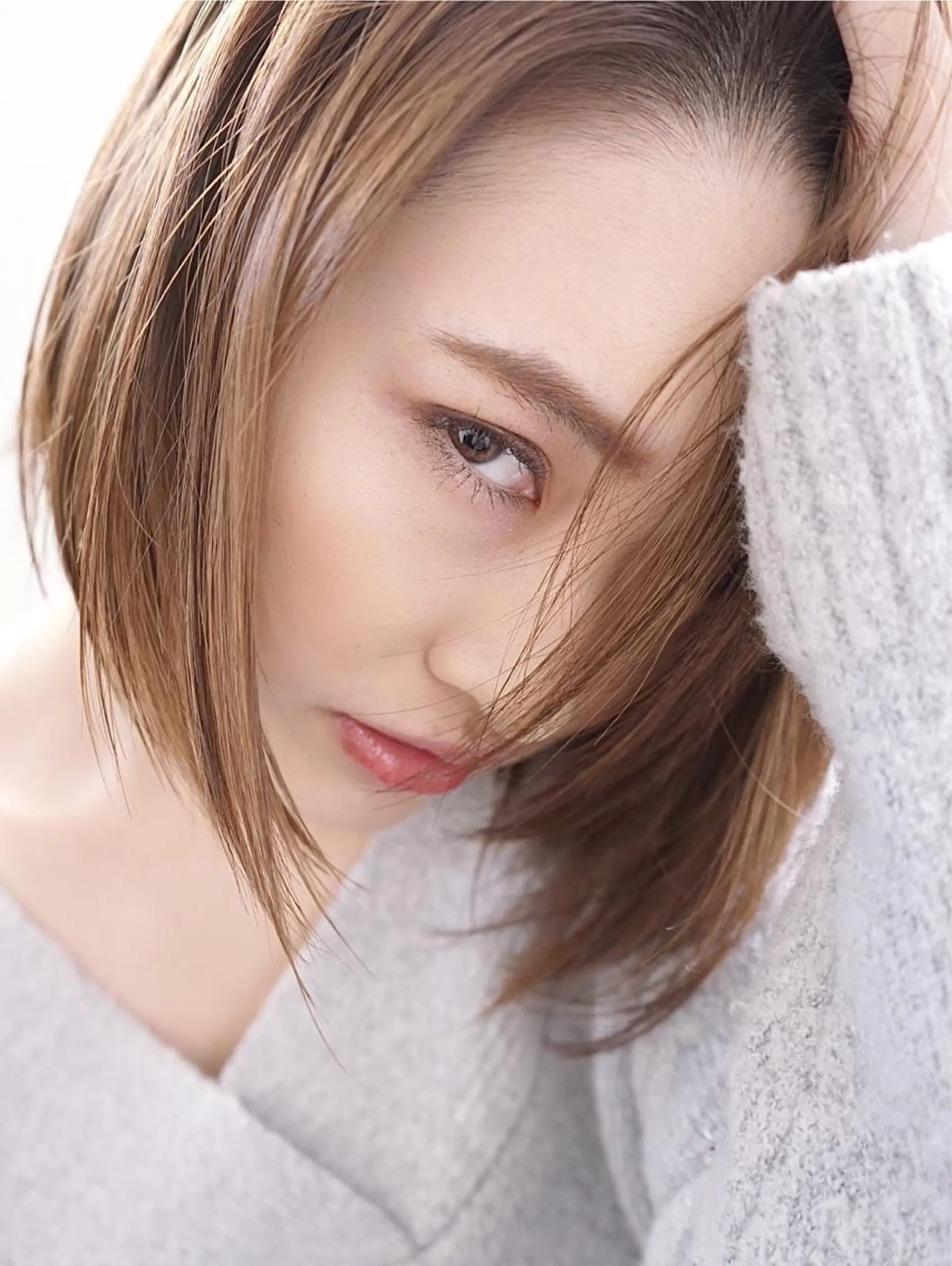 ショート ミディアム カラー ボブ トリートメント 花井 啓好のヘアスタイル