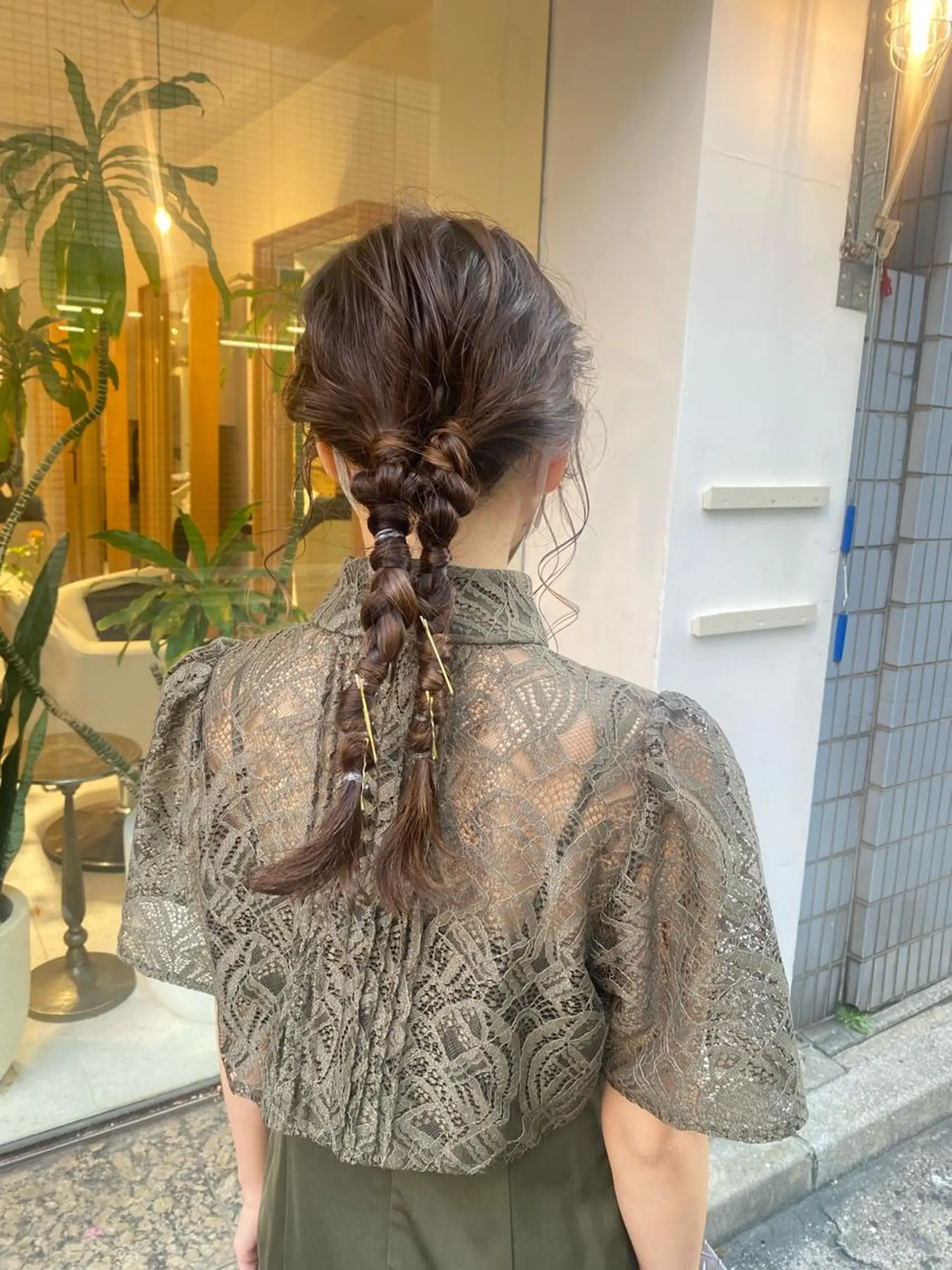 ヘアアレンジ ヘアセット 安永 涼のヘアスタイル