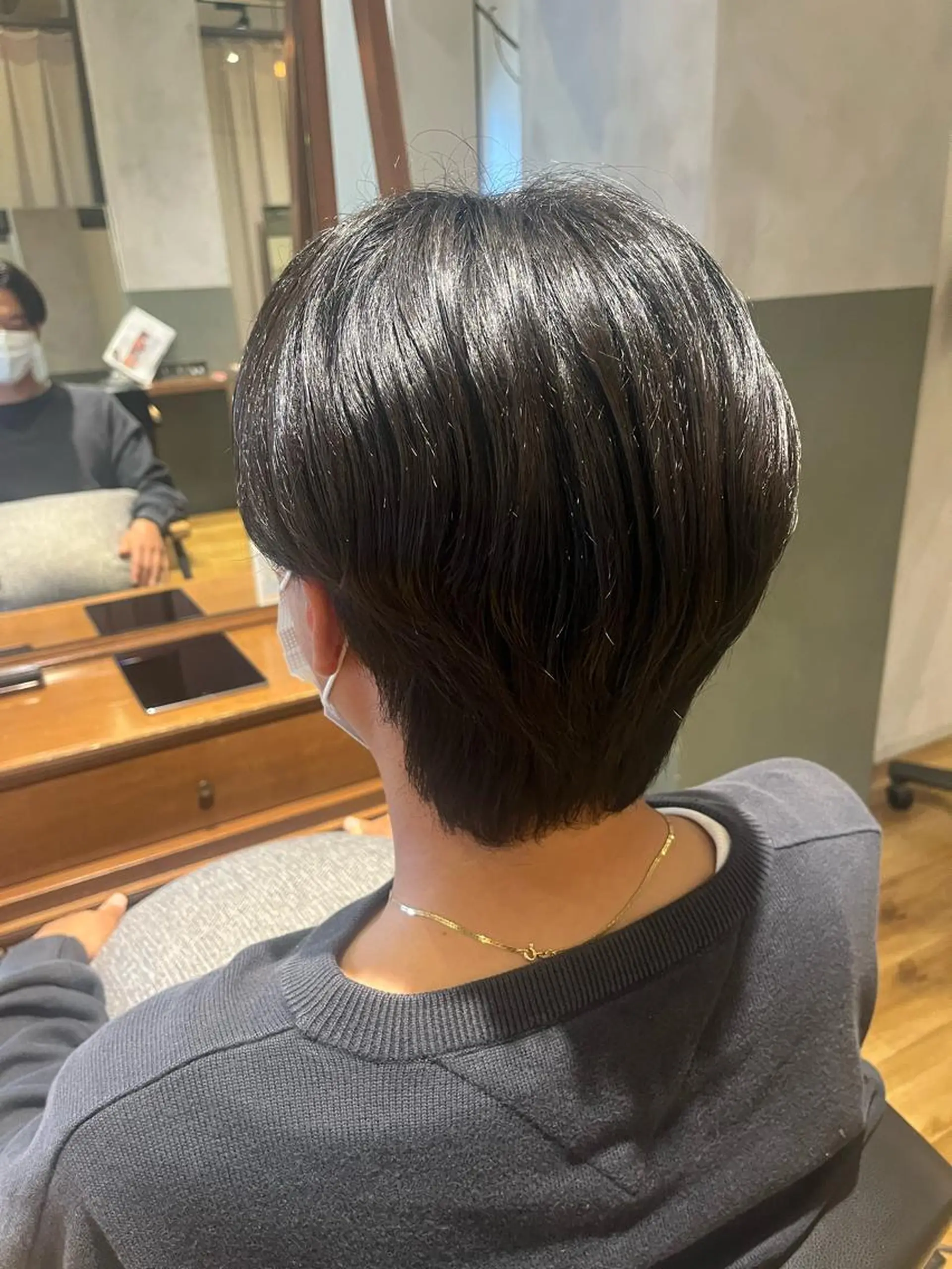 メンズ センターパート メンズ韓国風 メンズウルフカット ウルフカット カット ✿ すずかのヘアスタイル