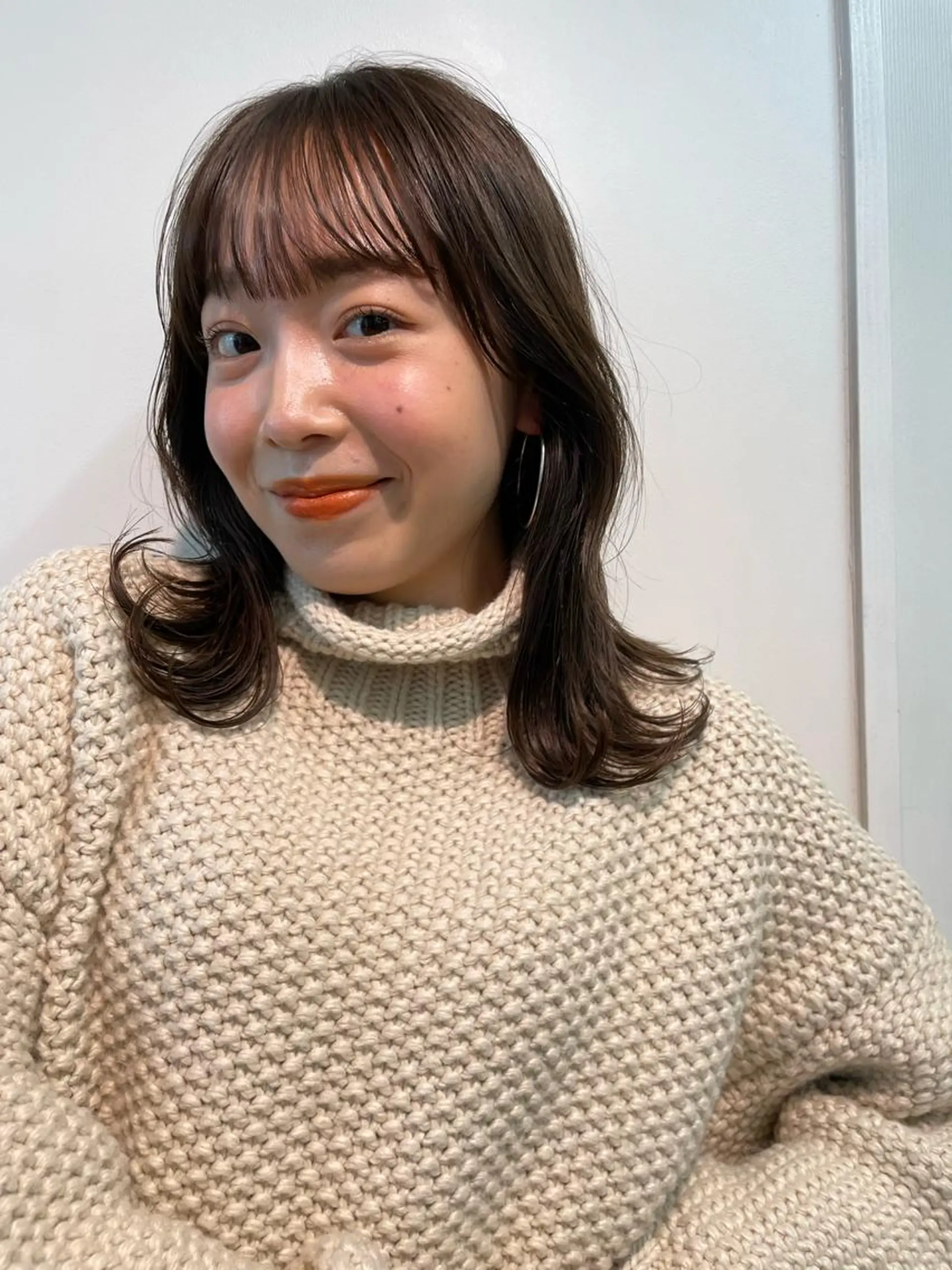 ミディアム くびれヘア ❤️ショートカット ・顔周りカット❤️のヘアスタイル