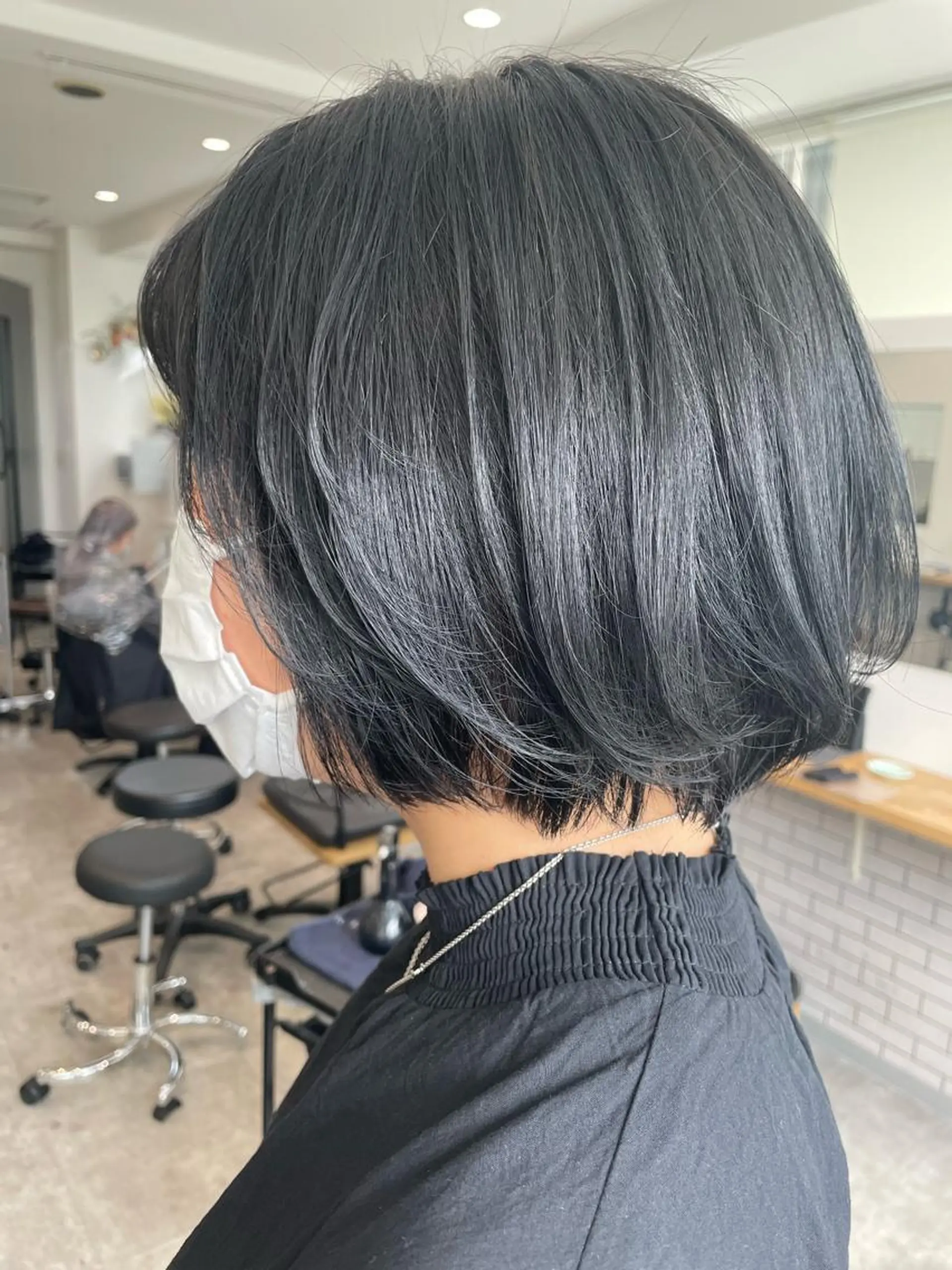 ショート カラー 京都美容師 塩のヘアスタイル