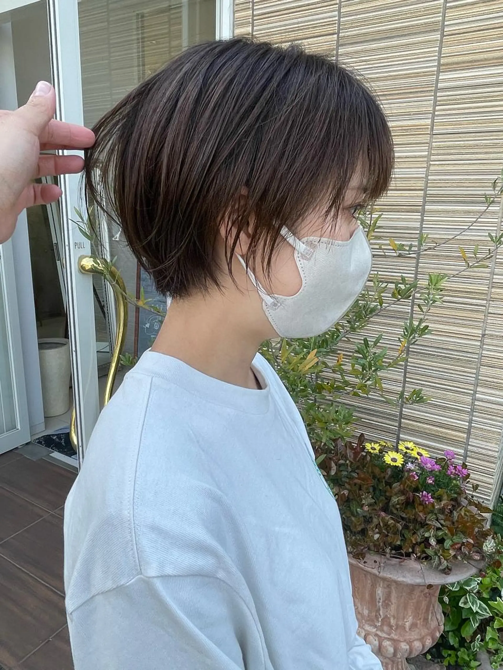 ショート カラー ショートボブ ハンサムショート インナーカラー ボブ ショートヘア トリートメント 鶴岡で縮毛矯正なら お任せ！ハヤシナオミのヘアスタイル